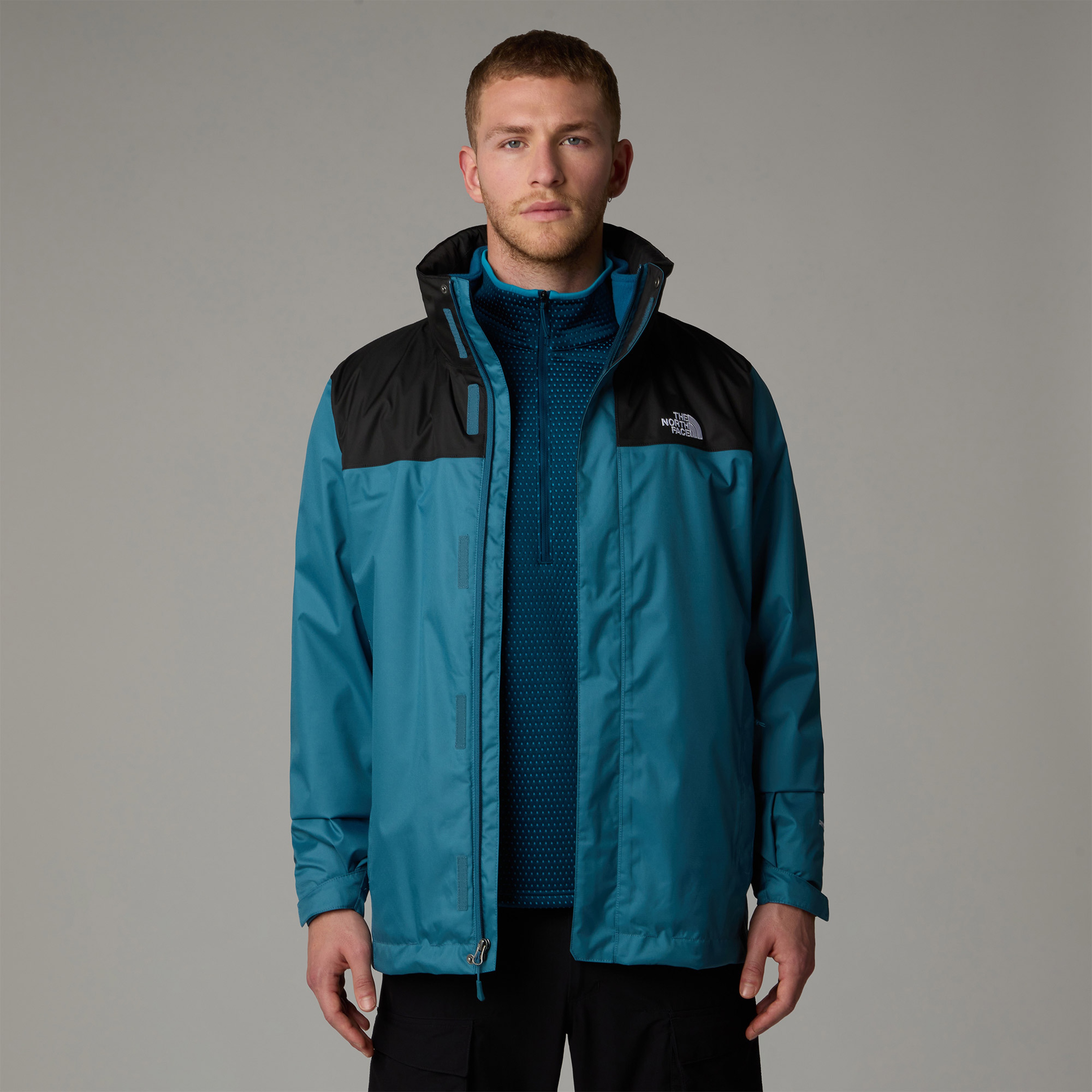 The North Face Evolve II Triclimate Erkek Mavi Outdoor Mont