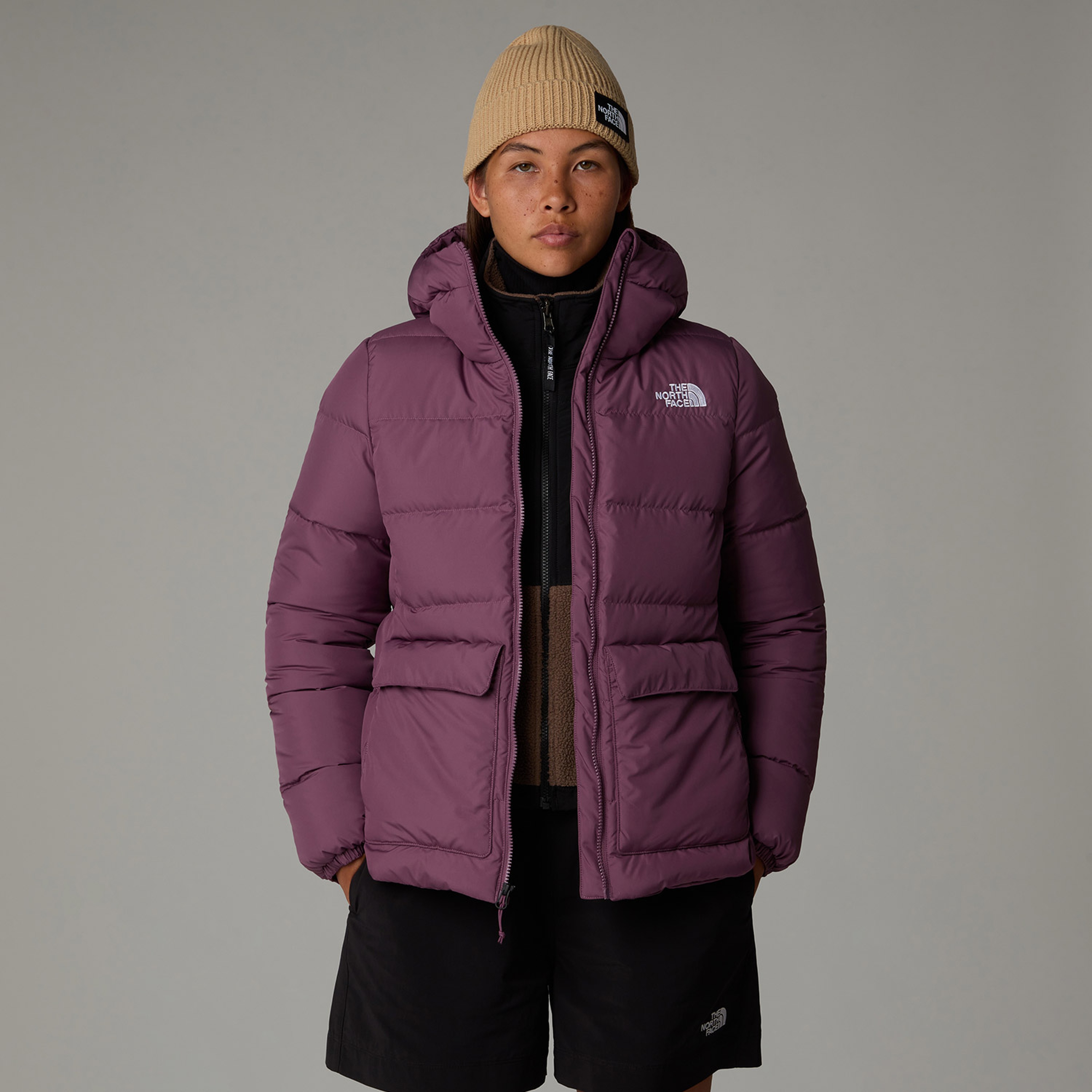 The North Face Gotham Kadın Mor Outdoor Mont