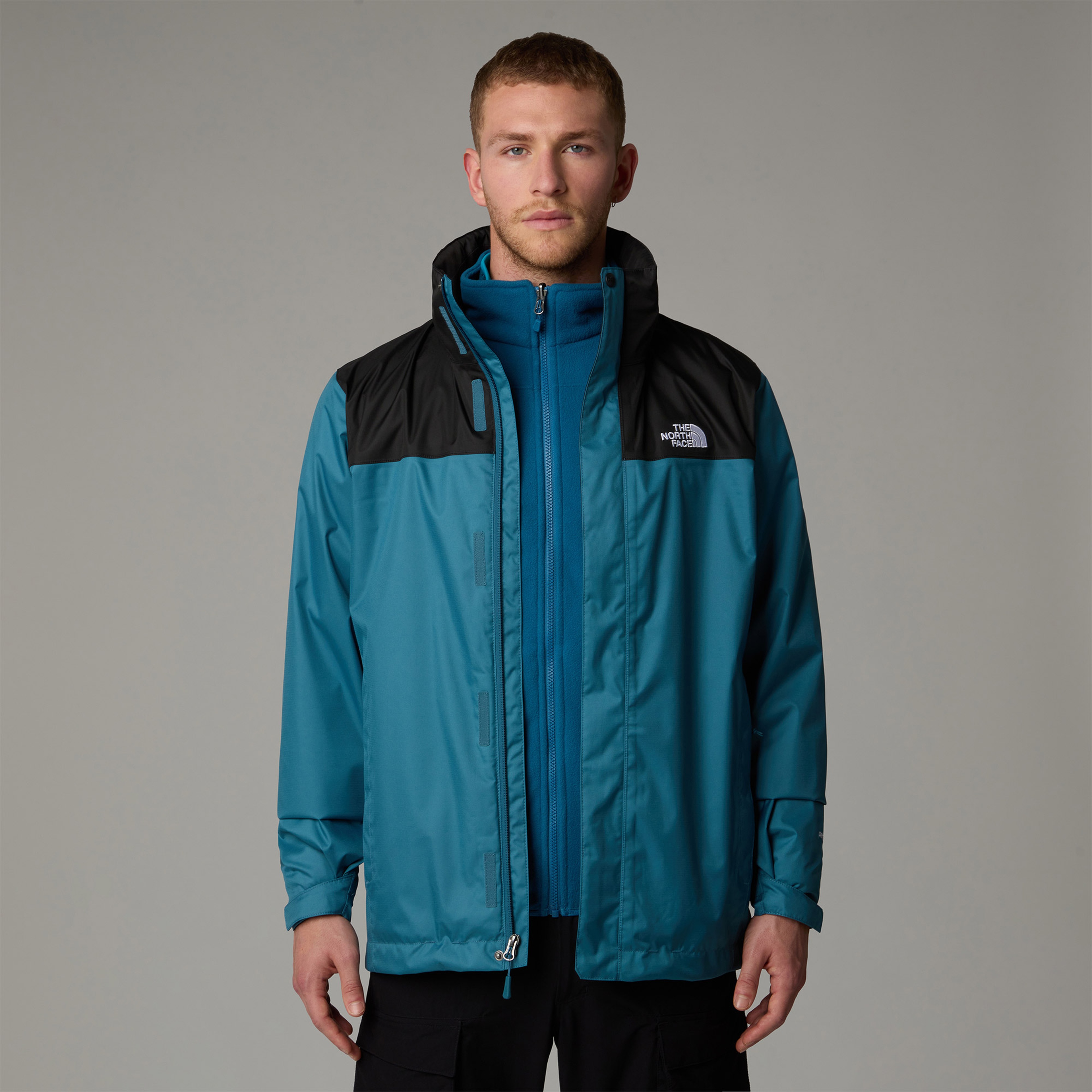 The North Face Evolve II Triclimate Erkek Mavi Outdoor Mont