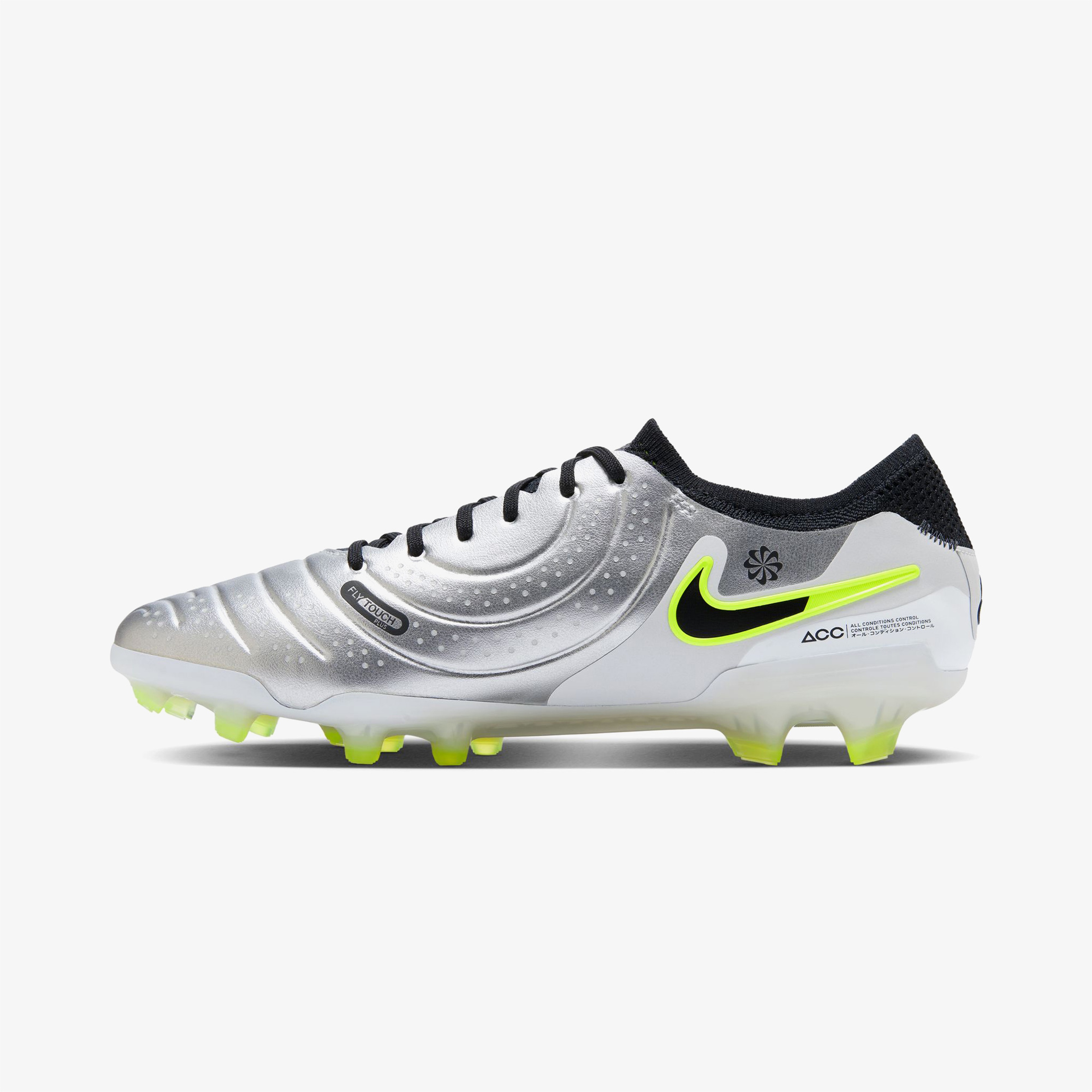 Nike Erkek Gri Çim Saha Kramponu