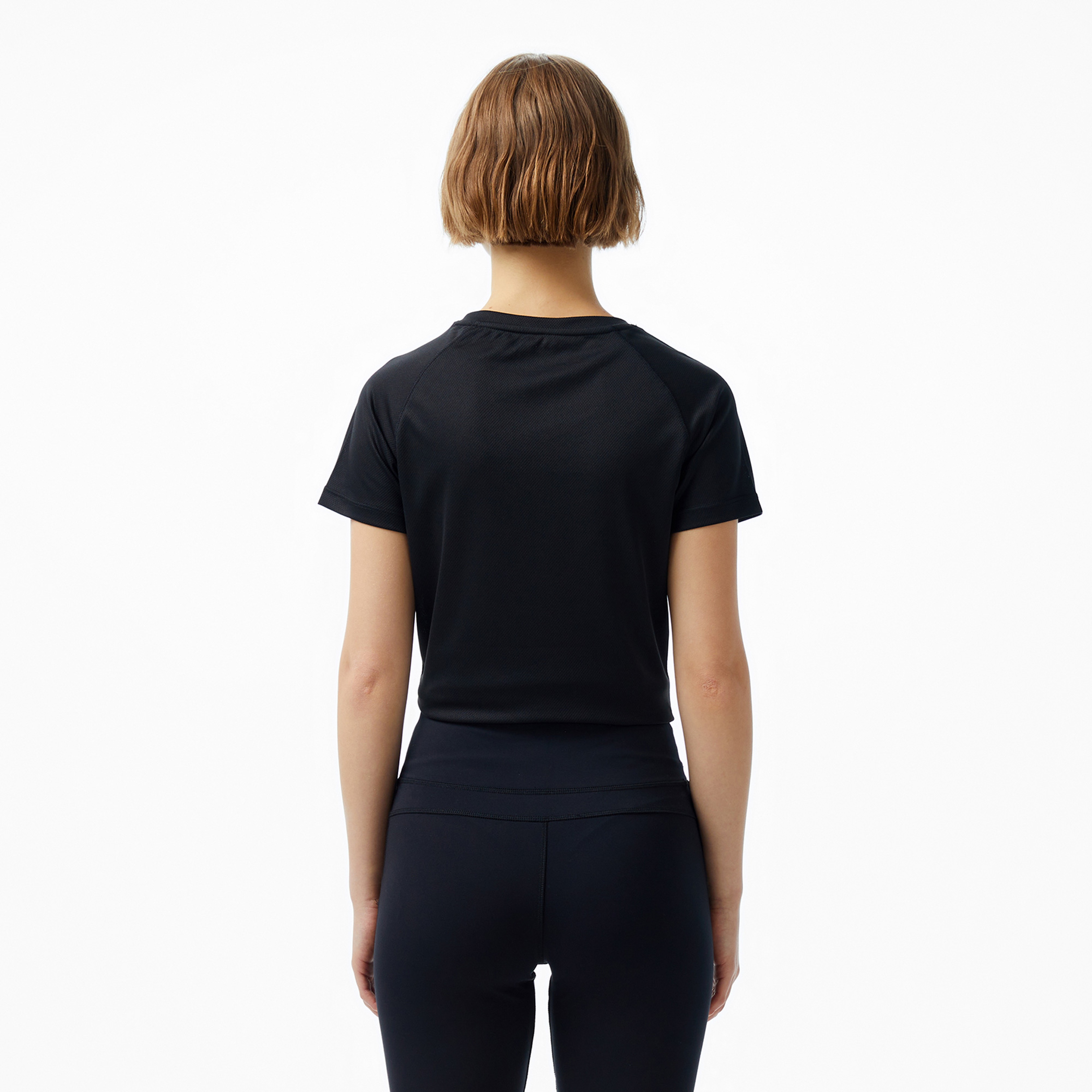 UNITED4 Sport Kadın Siyah Kısa Antrenman Taytı