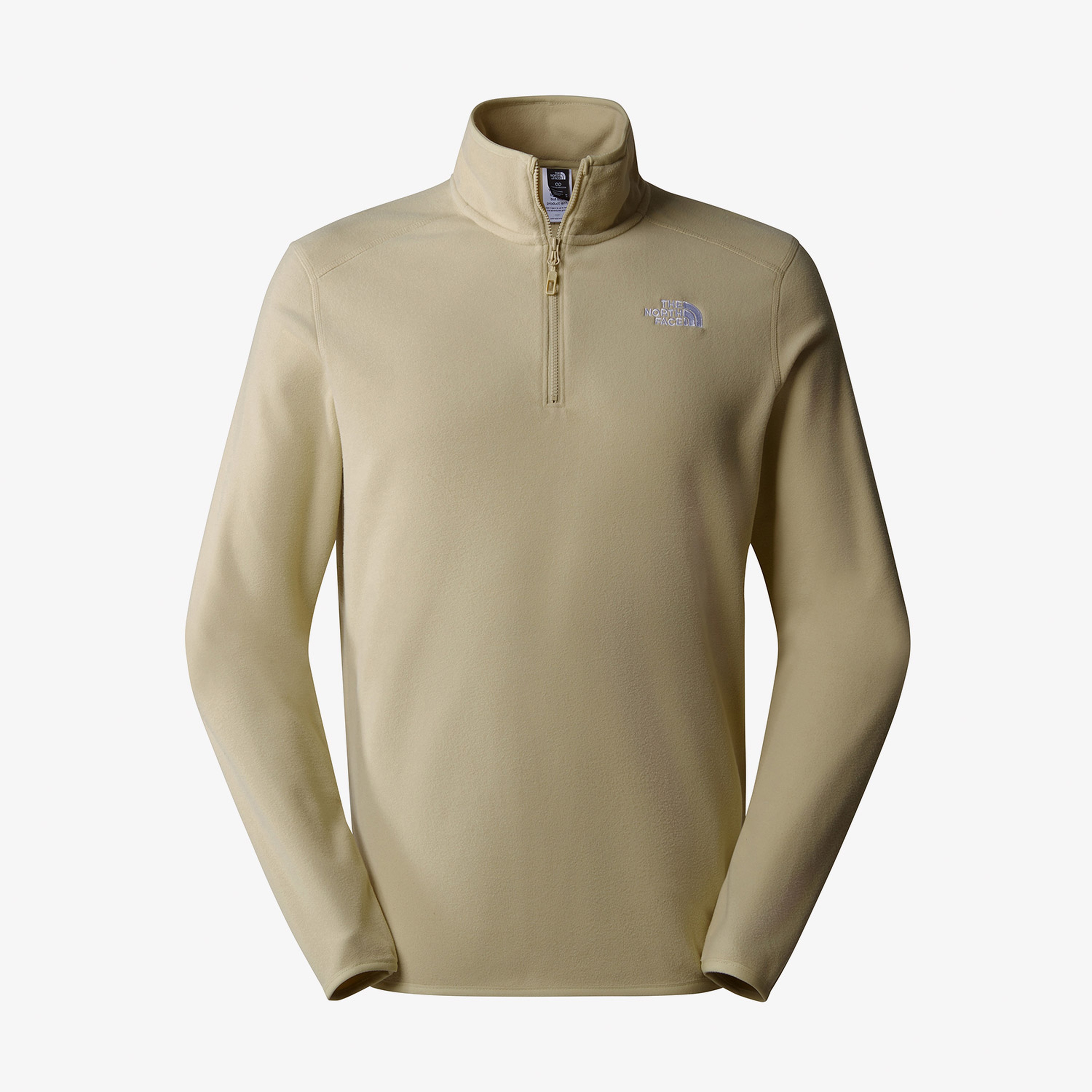 The North Face 100 Glacier 1/4 Zip Erkek Bej Polar