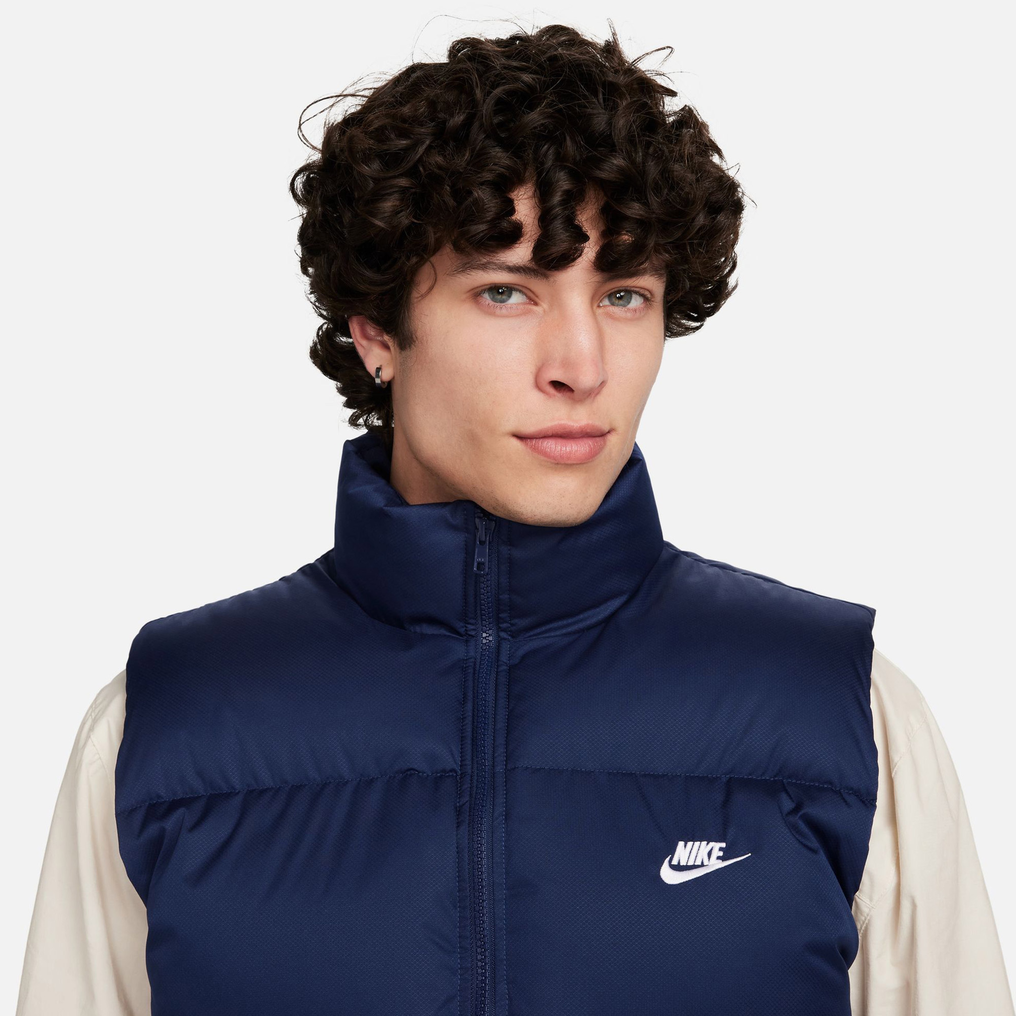 Nike Sportswear Club PrimaLoft Erkek Lacivert Su Tutmaz Yelek