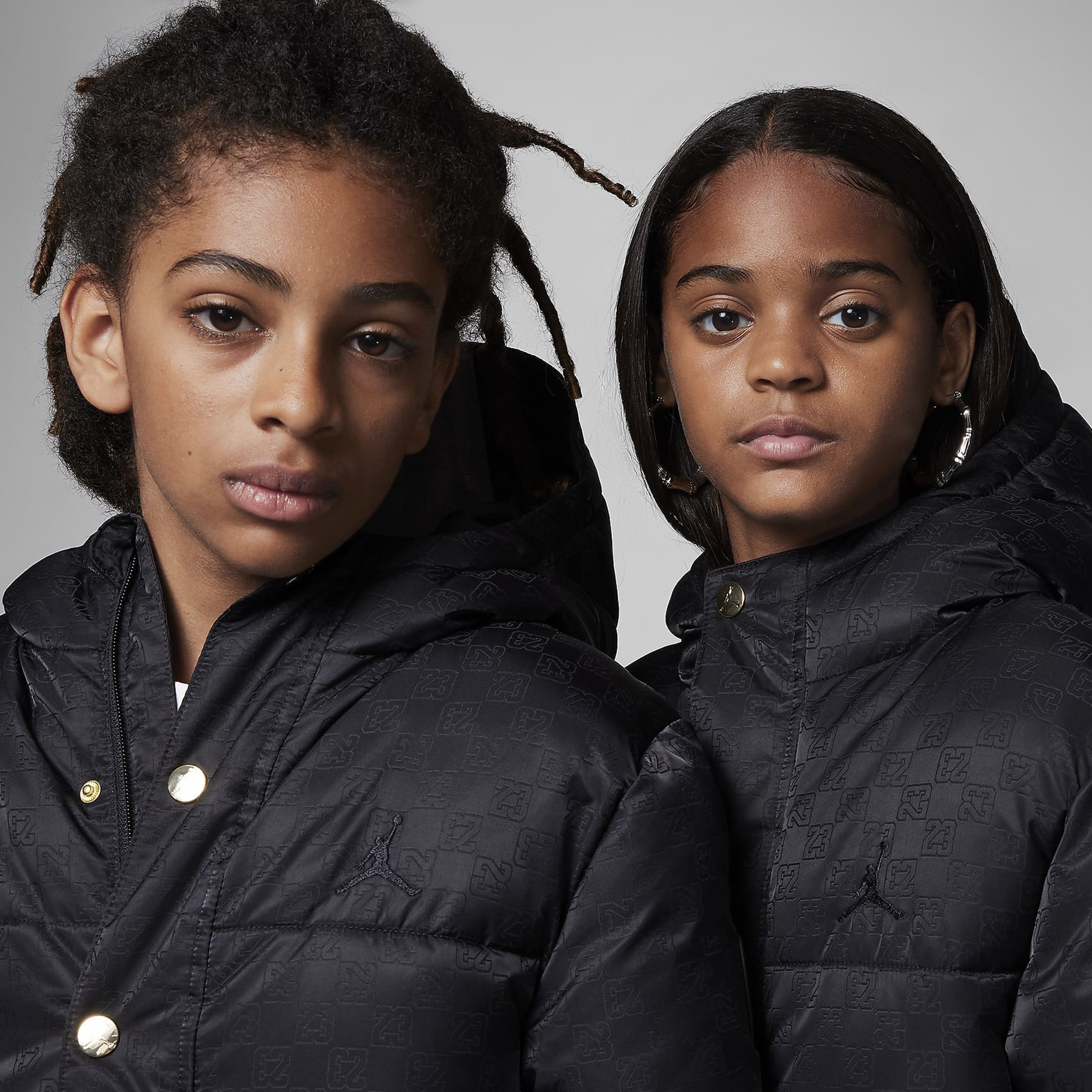 Jordan 23 Çocuk Siyah Outdoor Mont