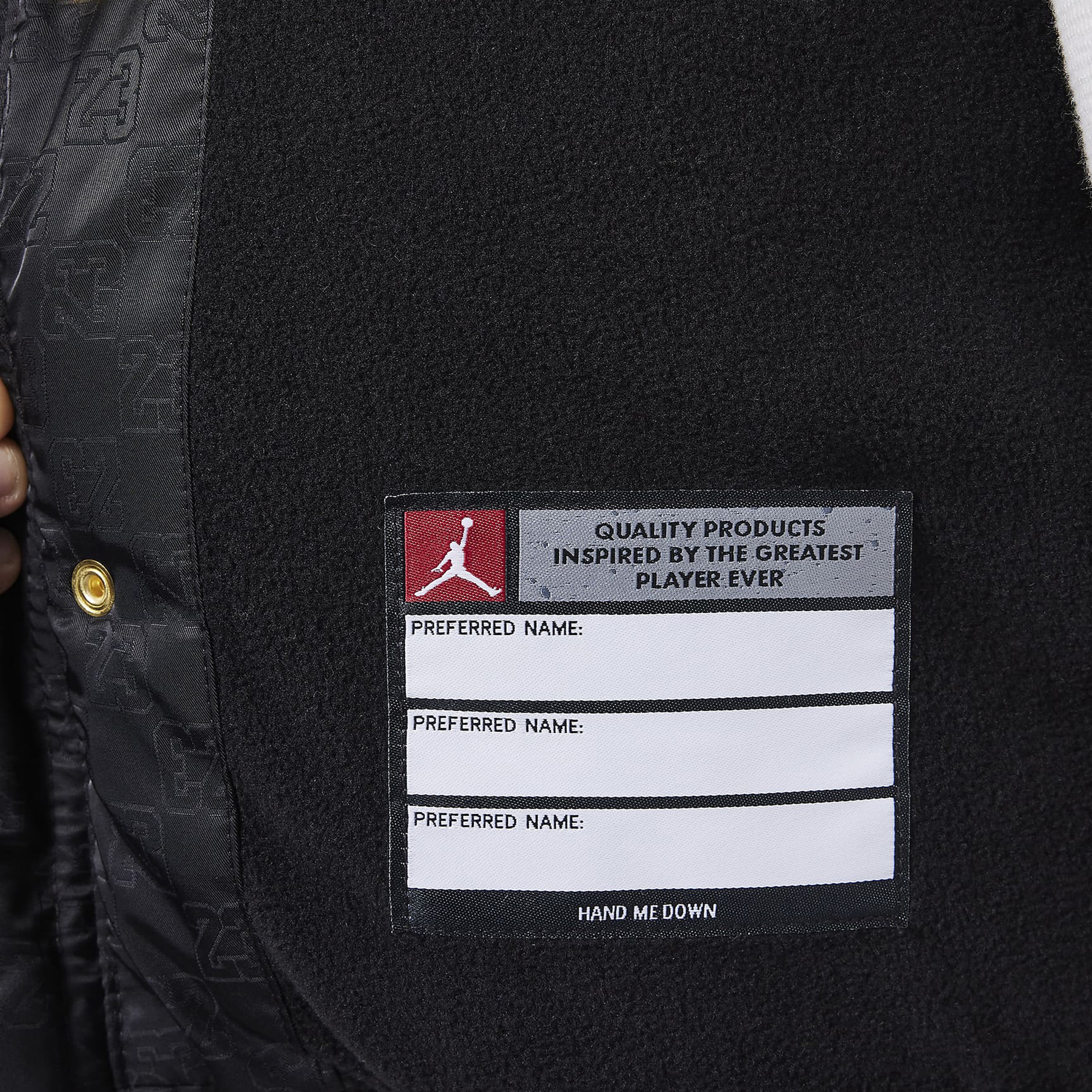 Jordan 23 Çocuk Siyah Outdoor Mont