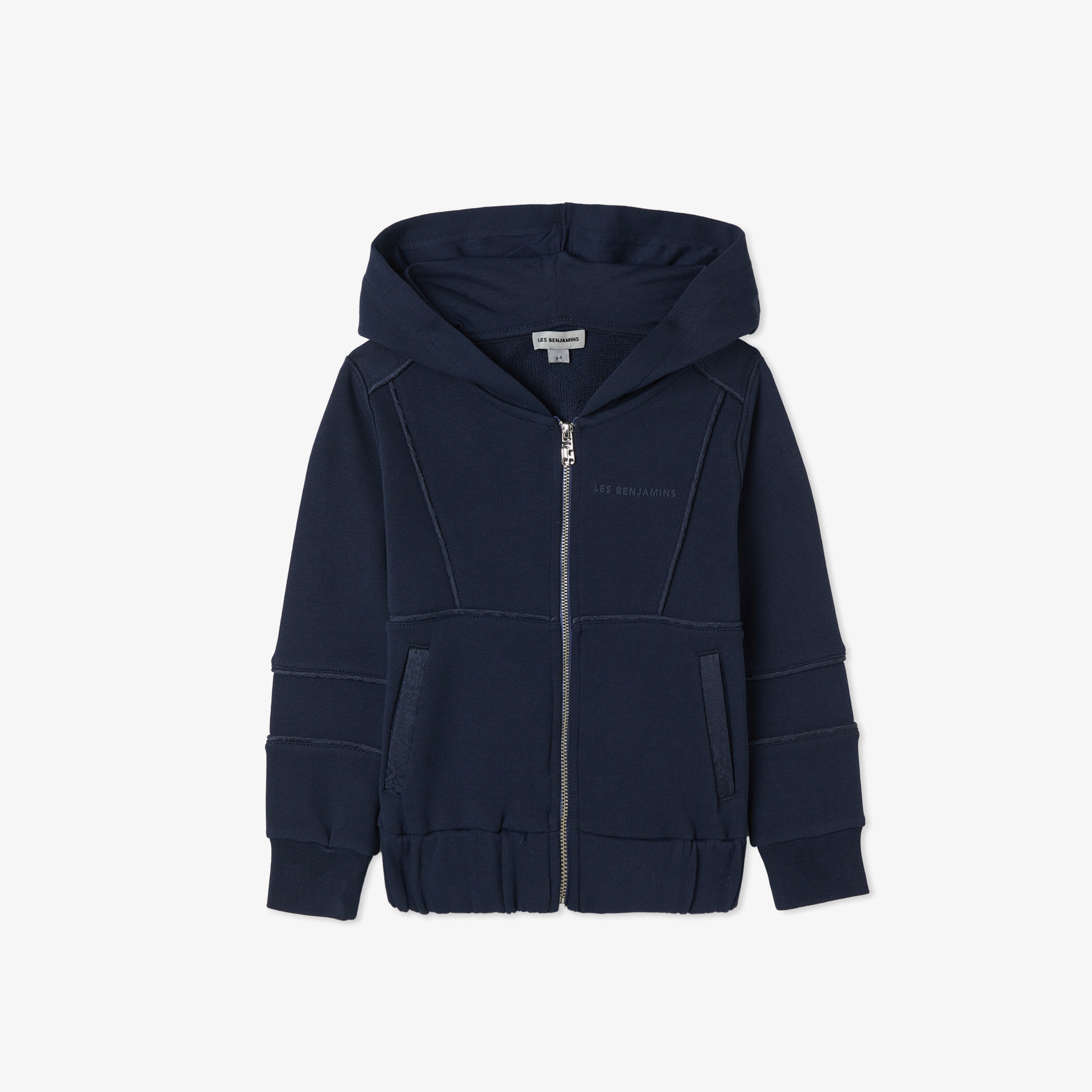 Les Benjamins Zip 402 Çocuk Lacivert Hoodie