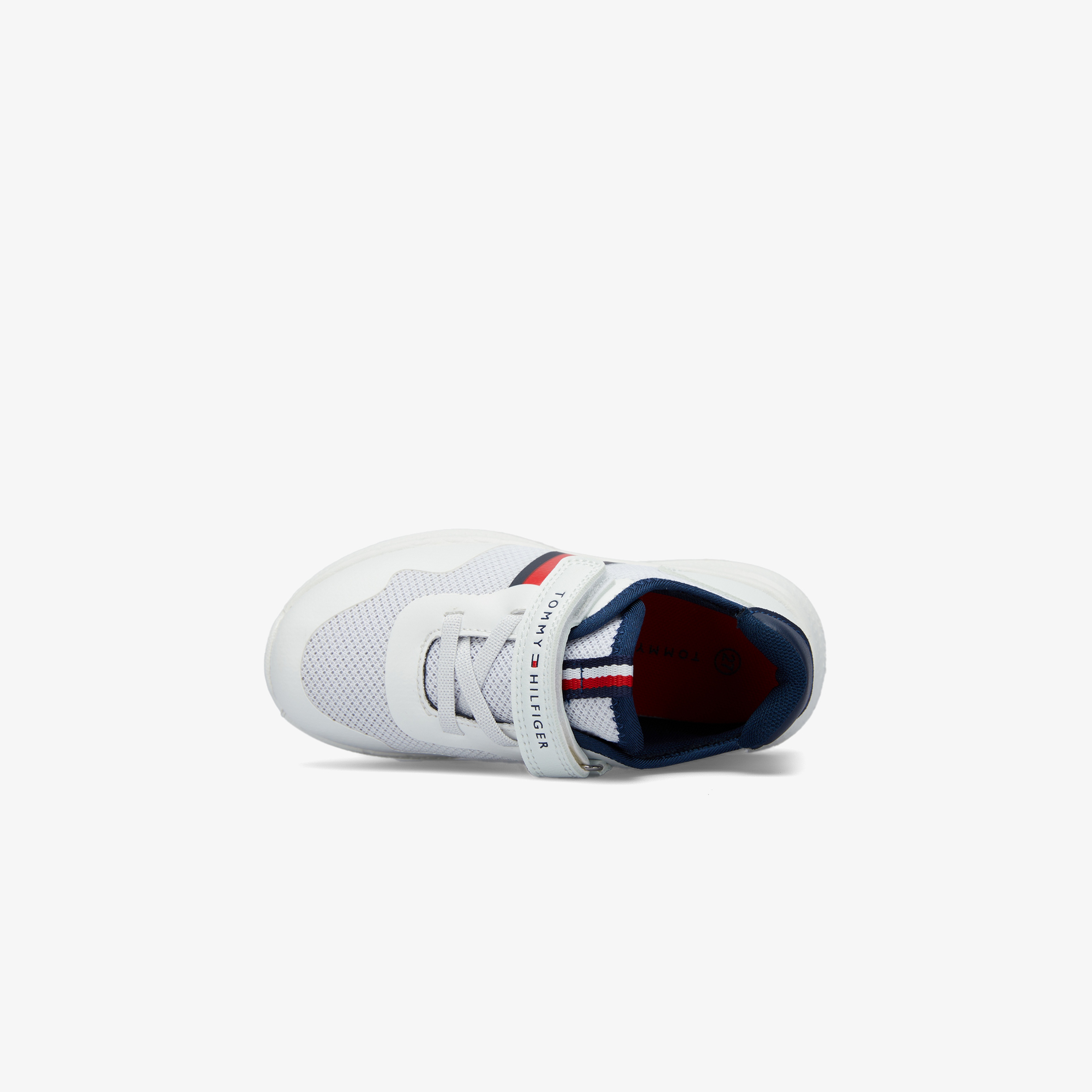 Tommy Hilfiger Stripes Velcro Bebek Beyaz Sneaker