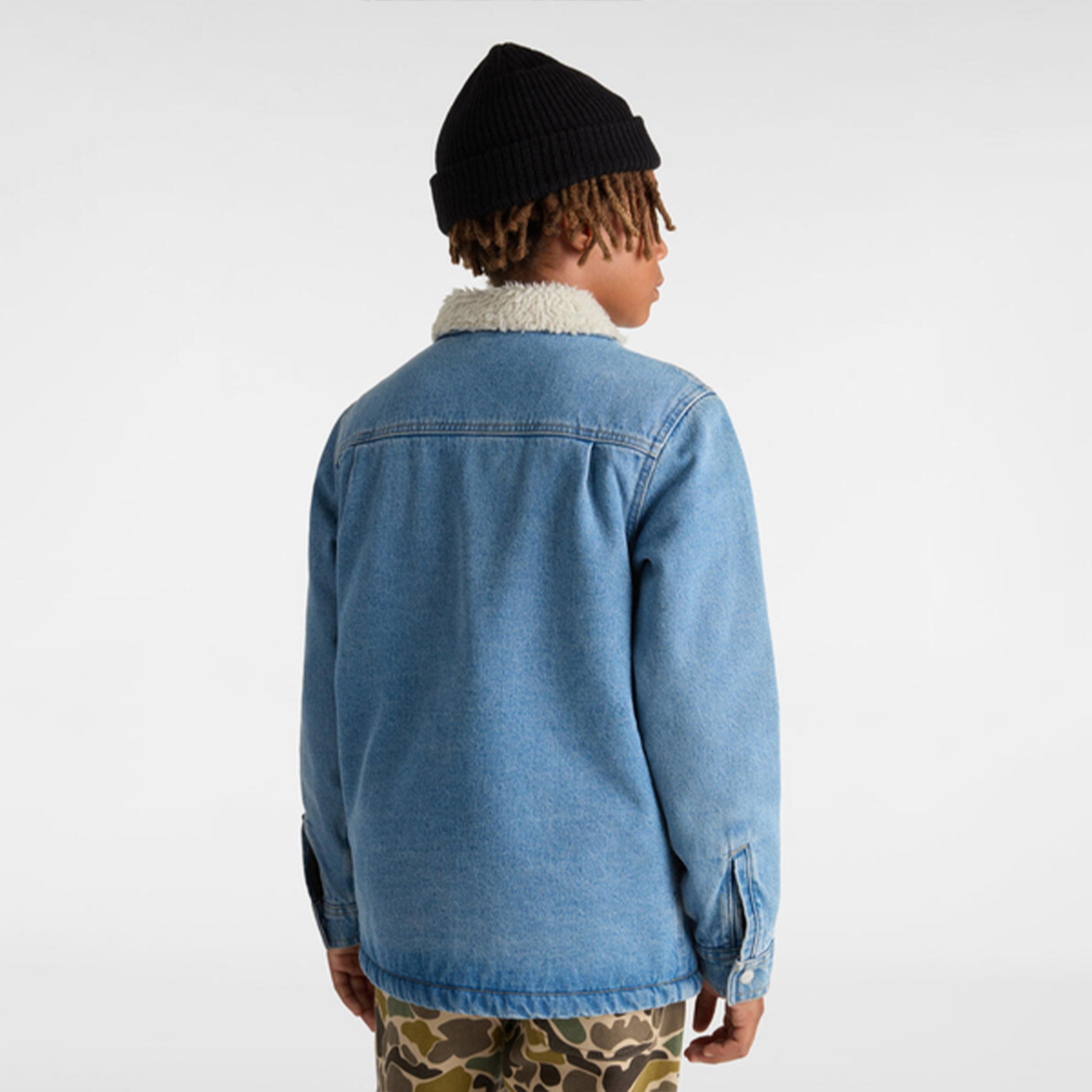 Vans By Drill Chore Denim Sherpa Çocuk Mavi Ceket