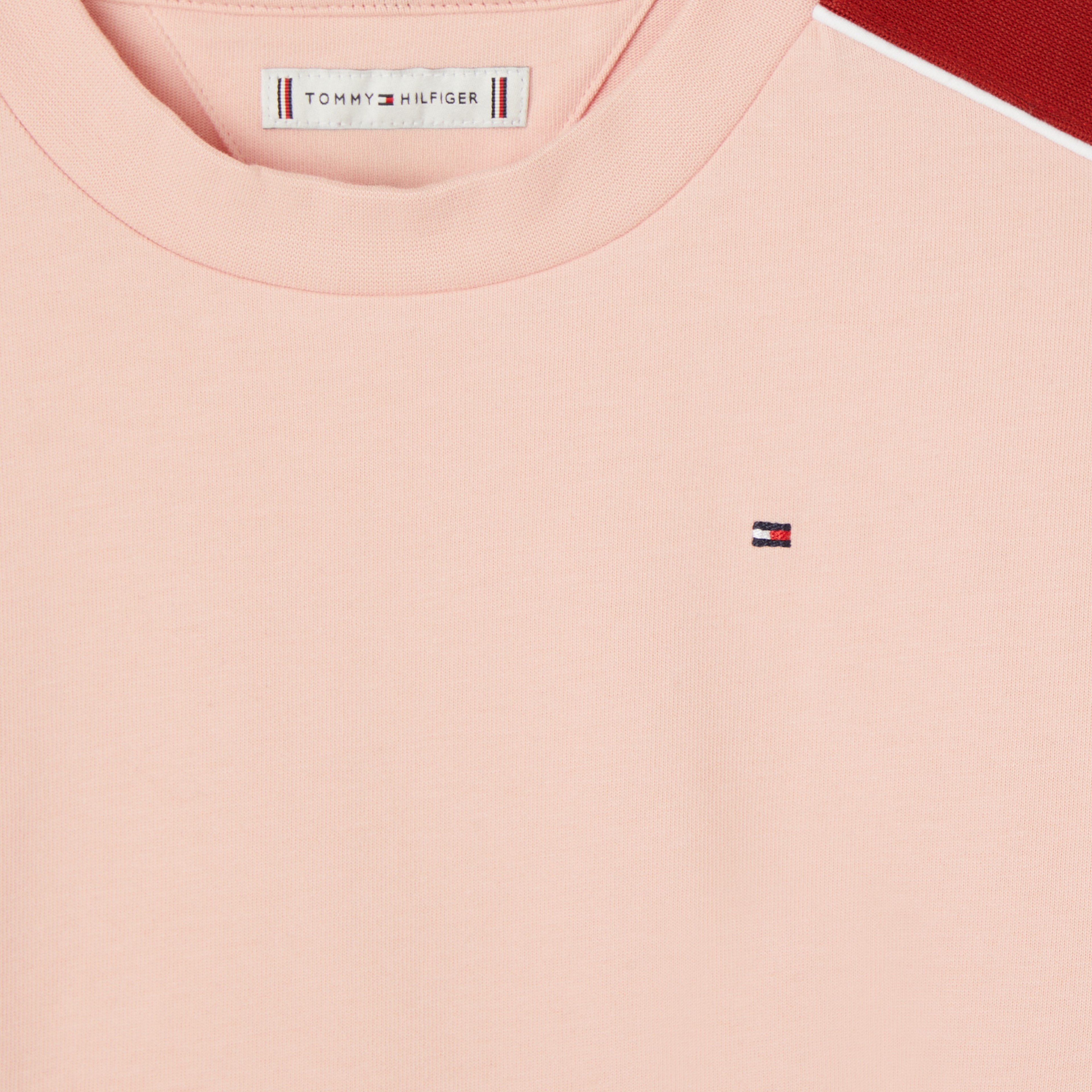 Tommy Hilfiger Rwb Tape Ss Çocuk Pembe T-Shirt