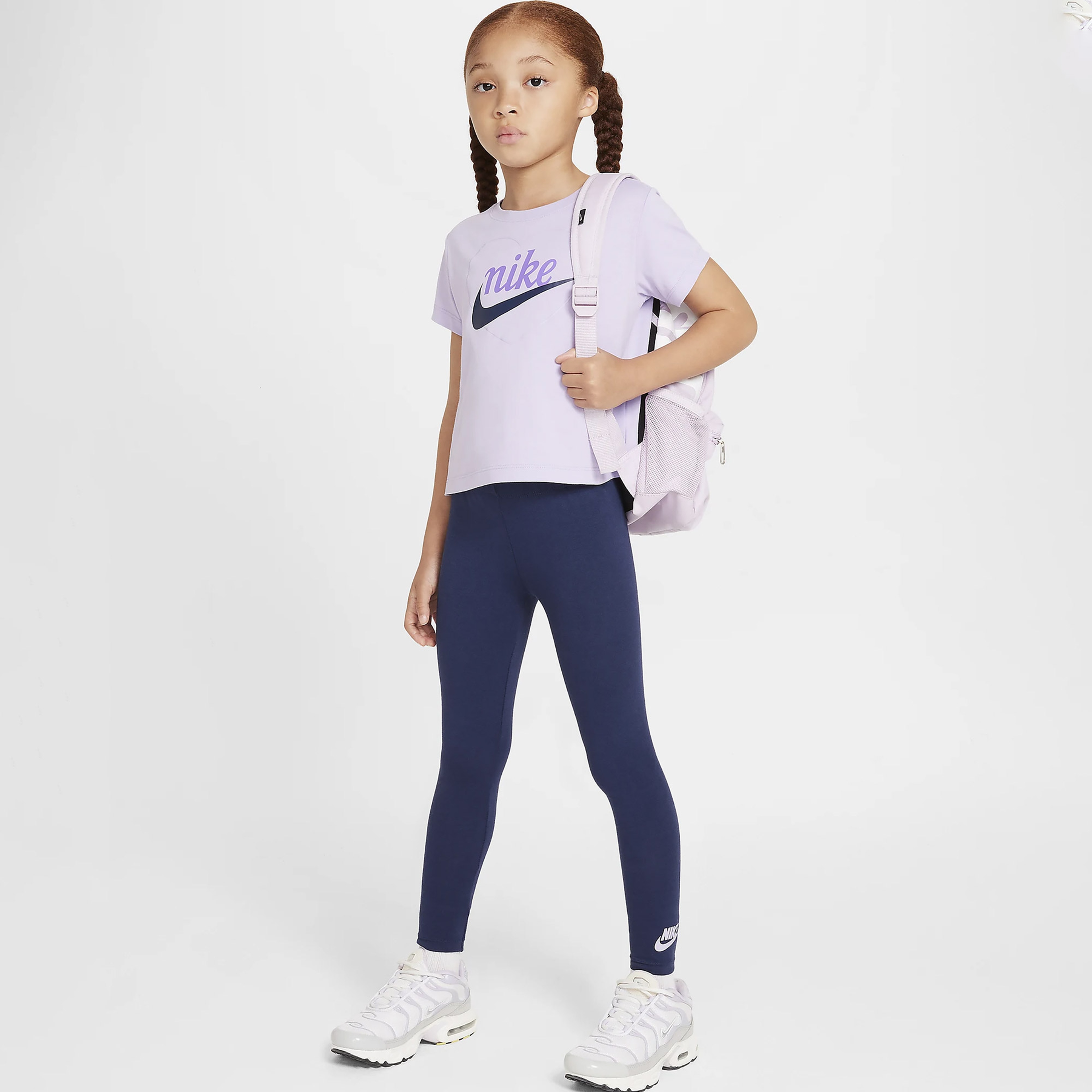 Nike New Impressions Little Heart Graphic Çocuk Mor T-Shirt