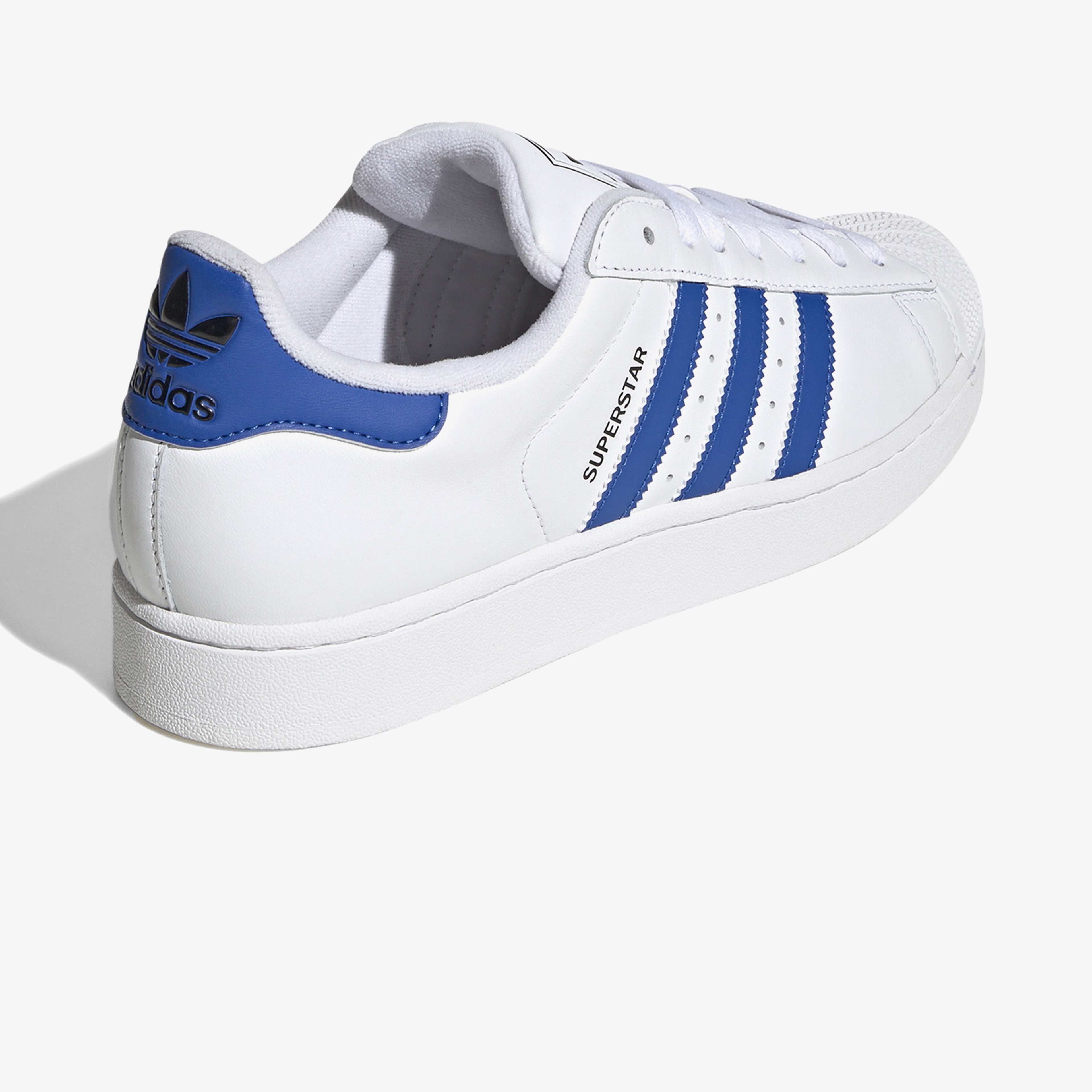 adidas Superstar II Erkek Mavi Detaylı Beyaz Sneaker