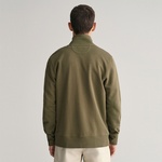 GANT Erkek Yeşil Regular Fit Fermuarlı Sweatshirt