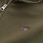 GANT Erkek Yeşil Regular Fit Fermuarlı Sweatshirt