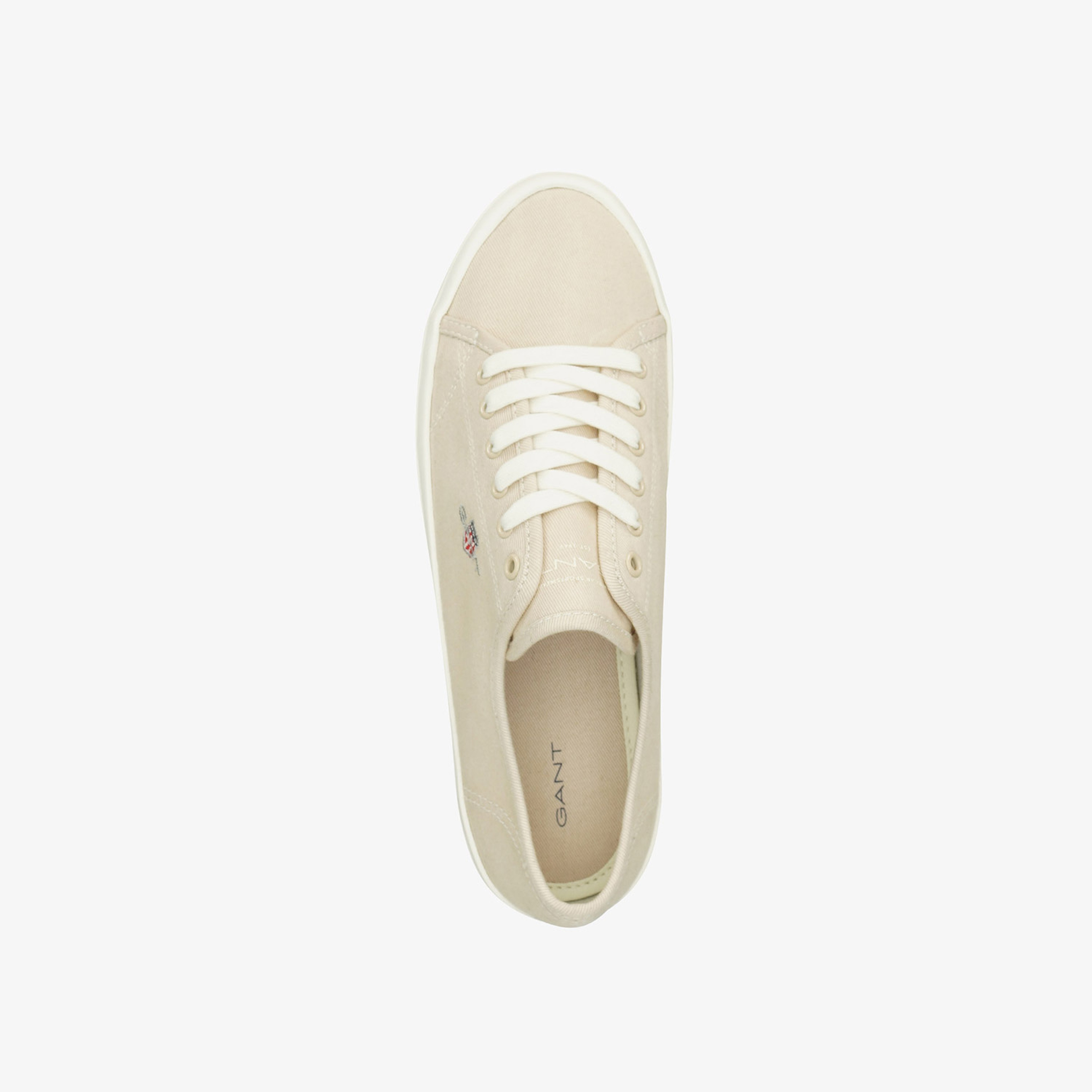 GANT Kadın Bej Logolu Sneaker