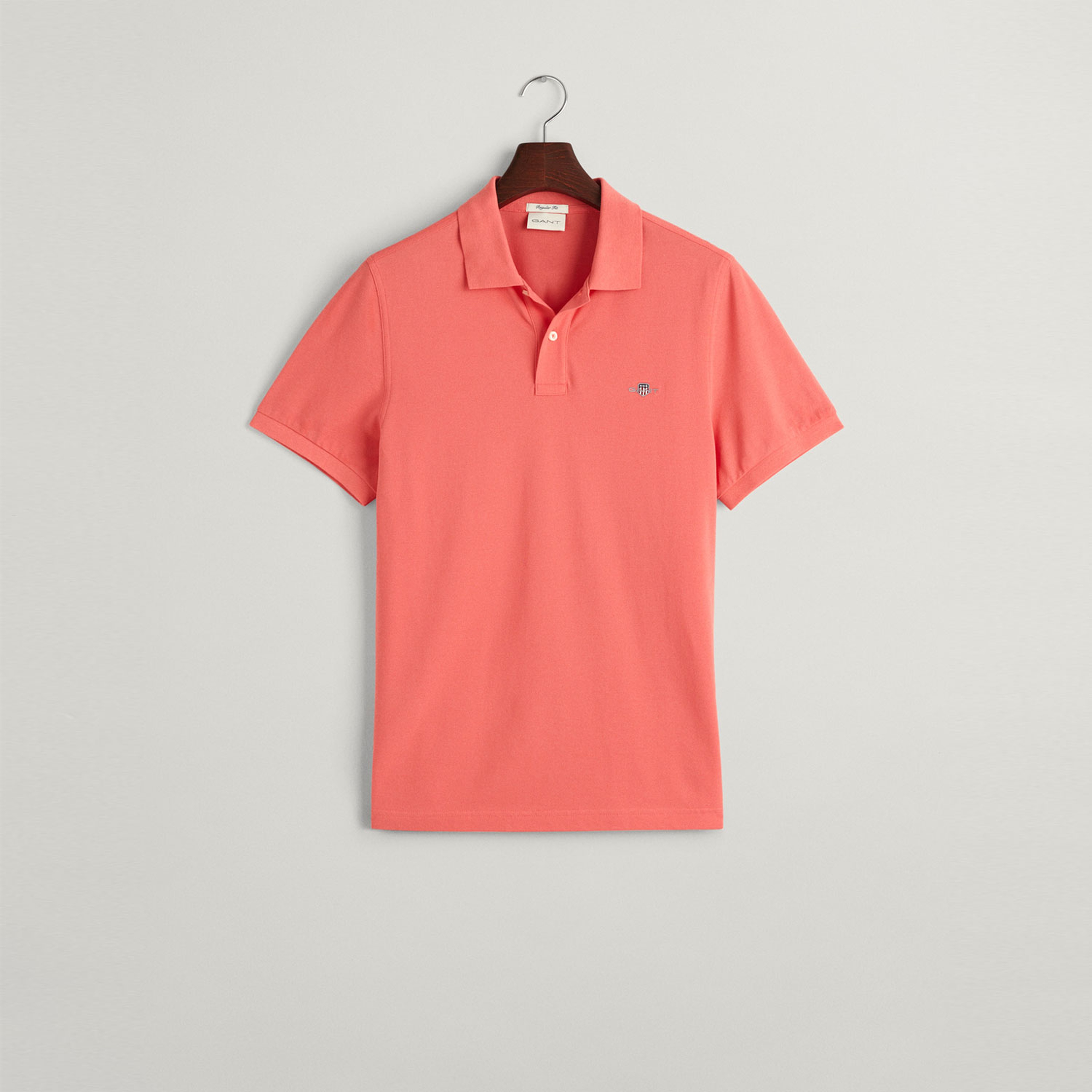 GANT Erkek Pembe Regular Fit Logolu Polo