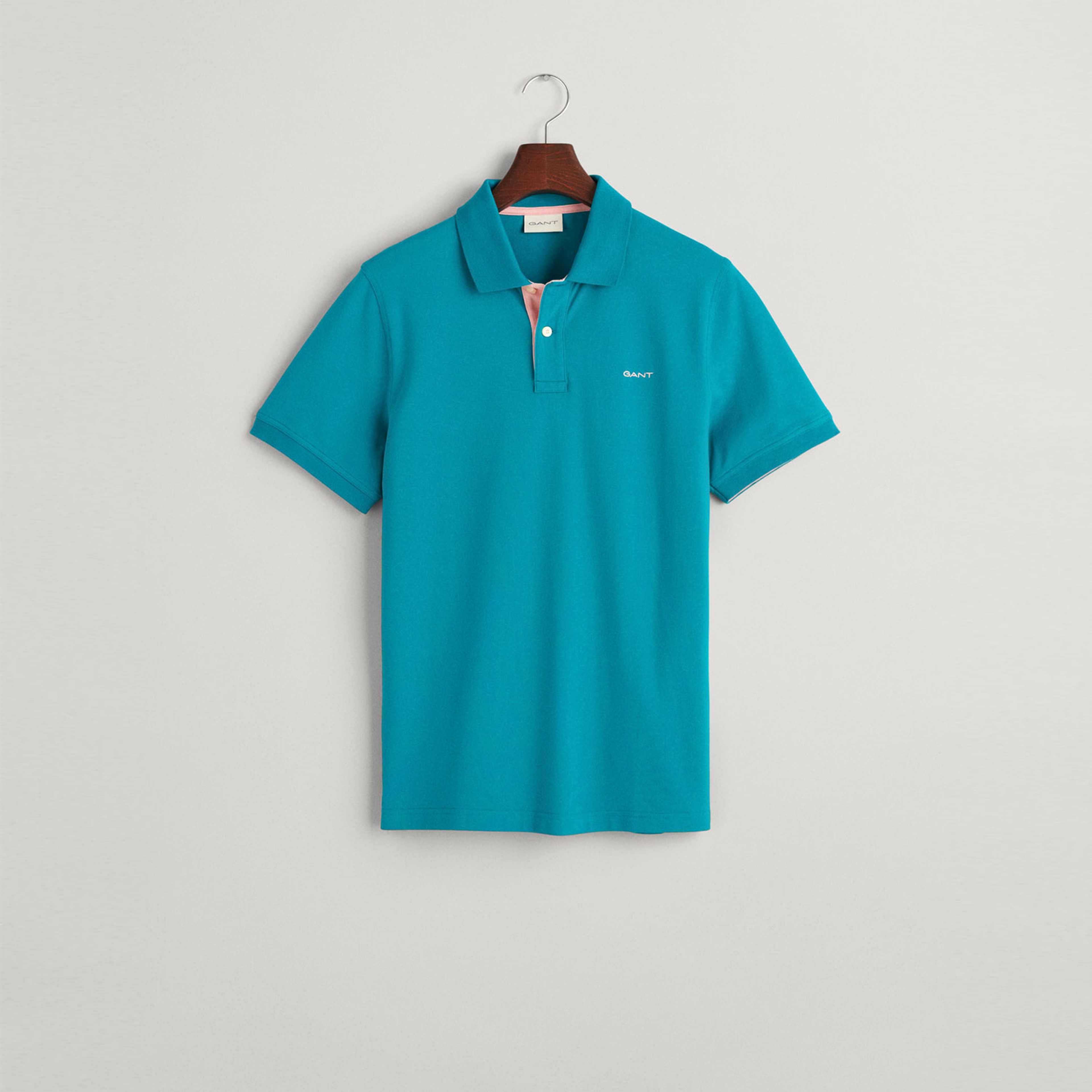 GANT Erkek Mavi Regular Fit Polo Yaka T-Shirt