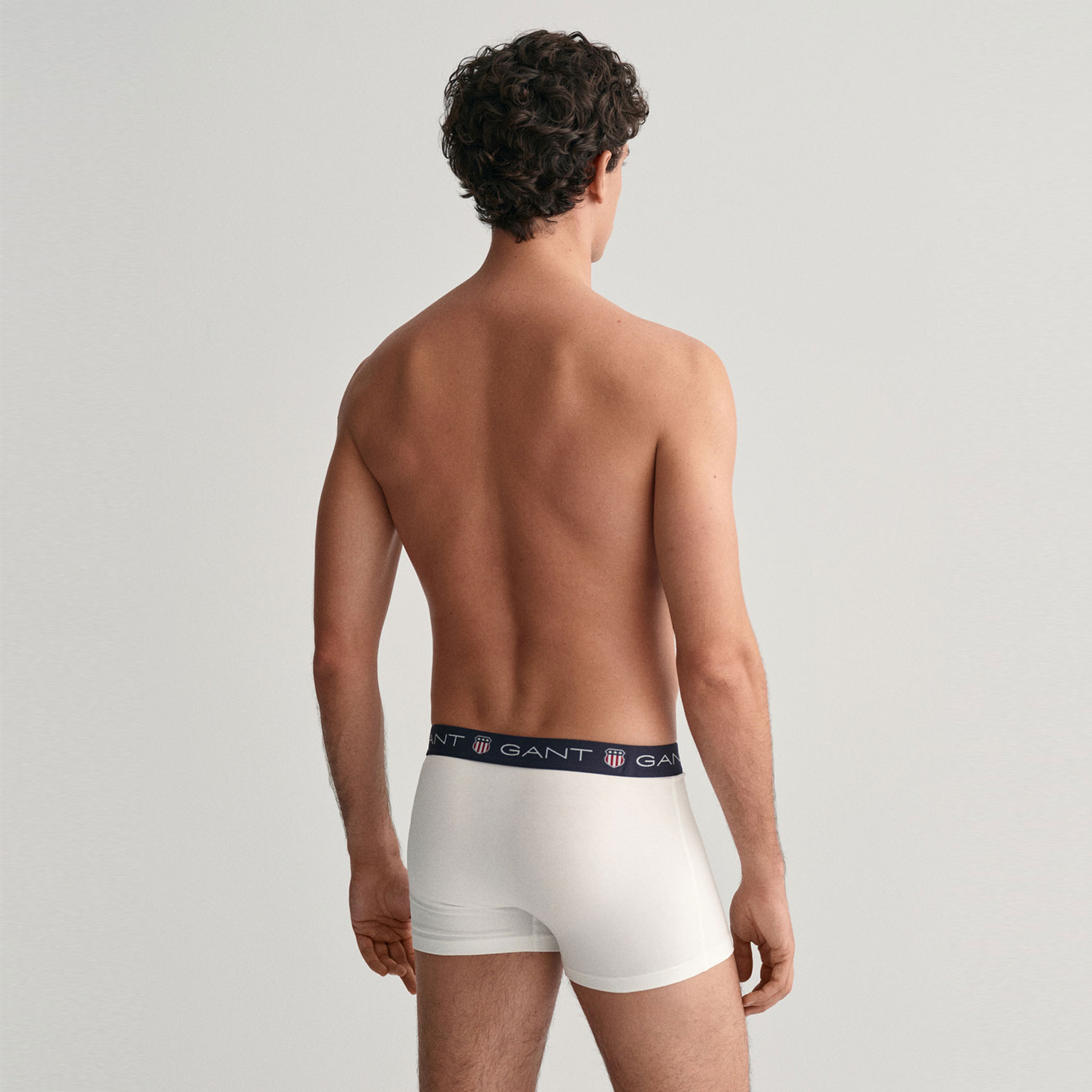 GANT Erkek Renkli Slim Fit Logolu 3'lü  Boxer