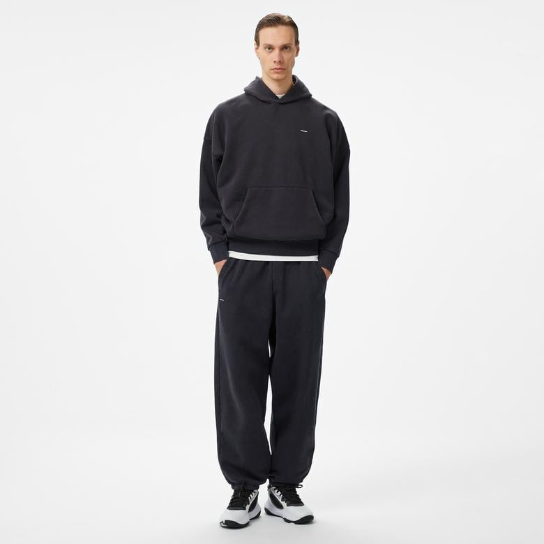 Under Armour icon Hwt Flc Wash Os  Erkek Siyah Hoodie