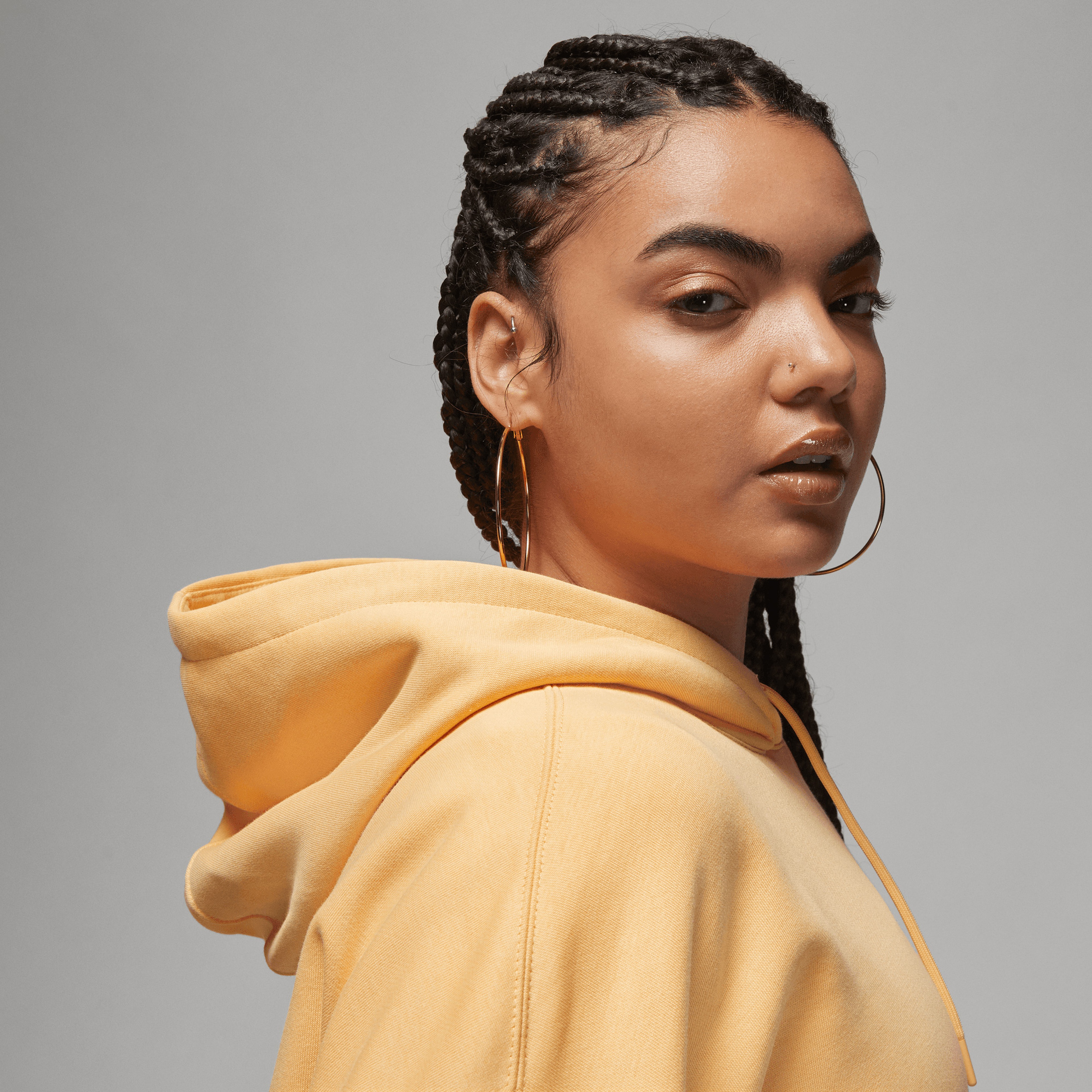 Jordan Brooklyn Fleece Pullover Kadın Turuncu Hoodie