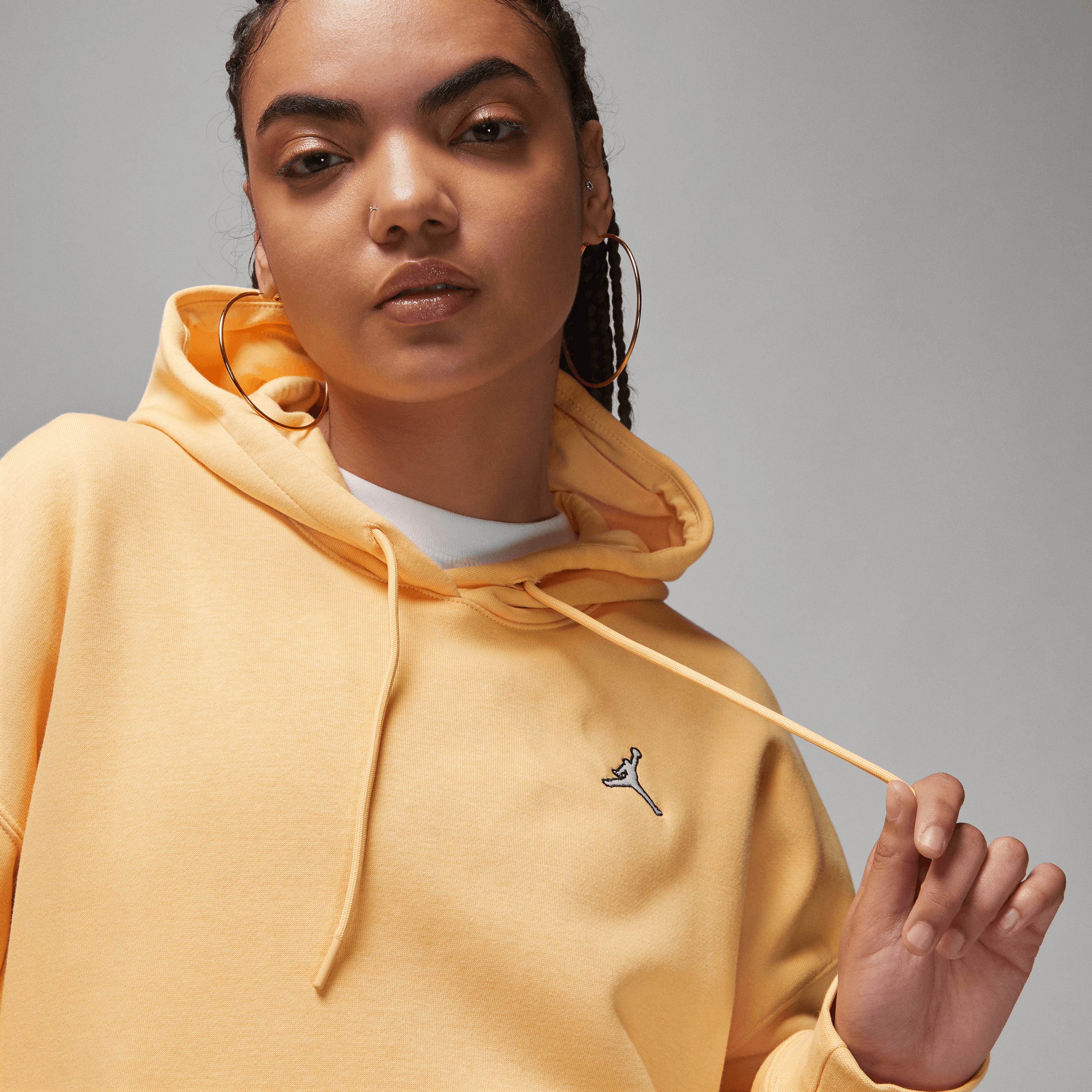 Jordan Brooklyn Fleece Pullover Kadın Turuncu Hoodie