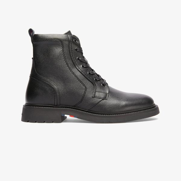 Tommy Hilfiger Erkek Siyah Sneaker