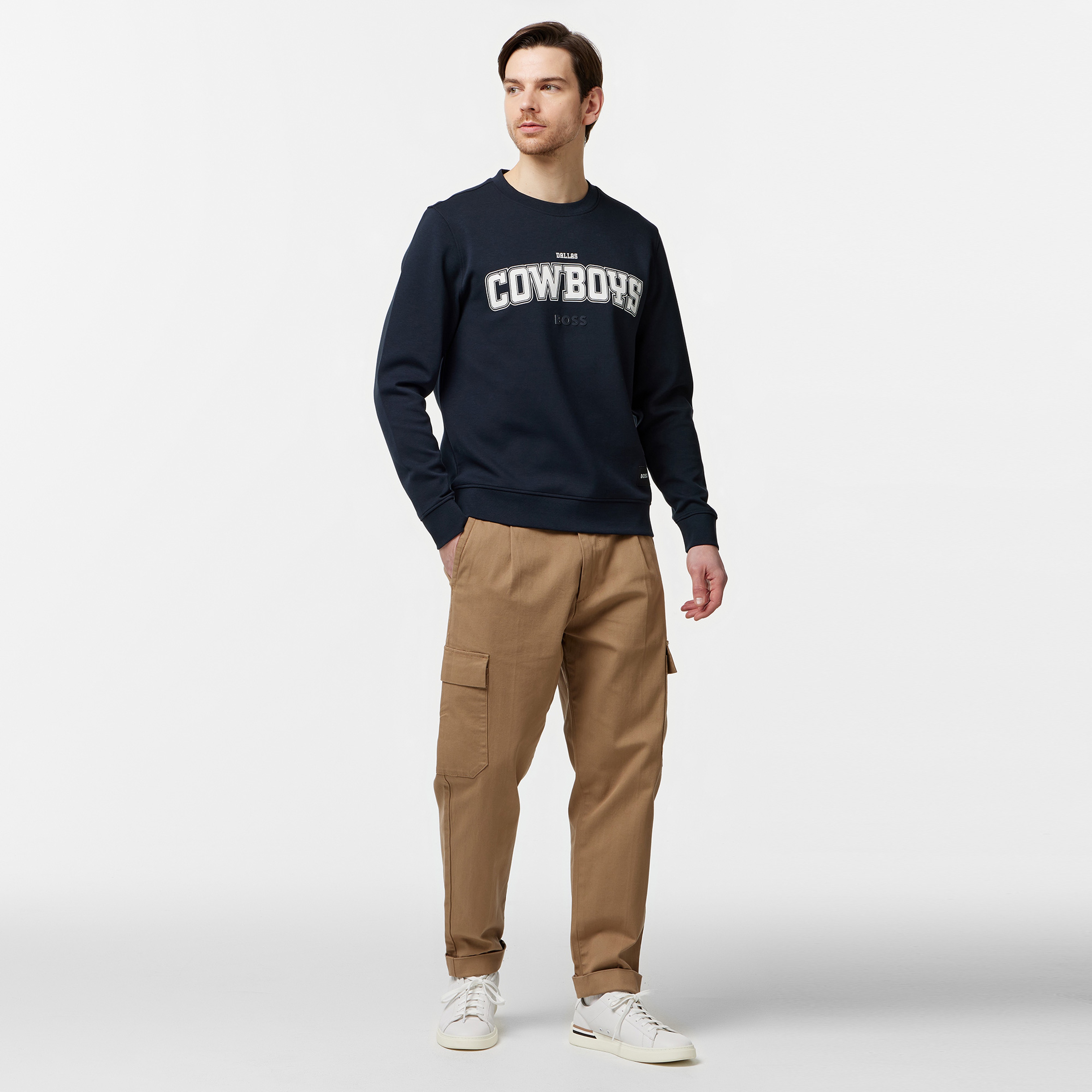 Boss Erkek Mavi Sweatshirt