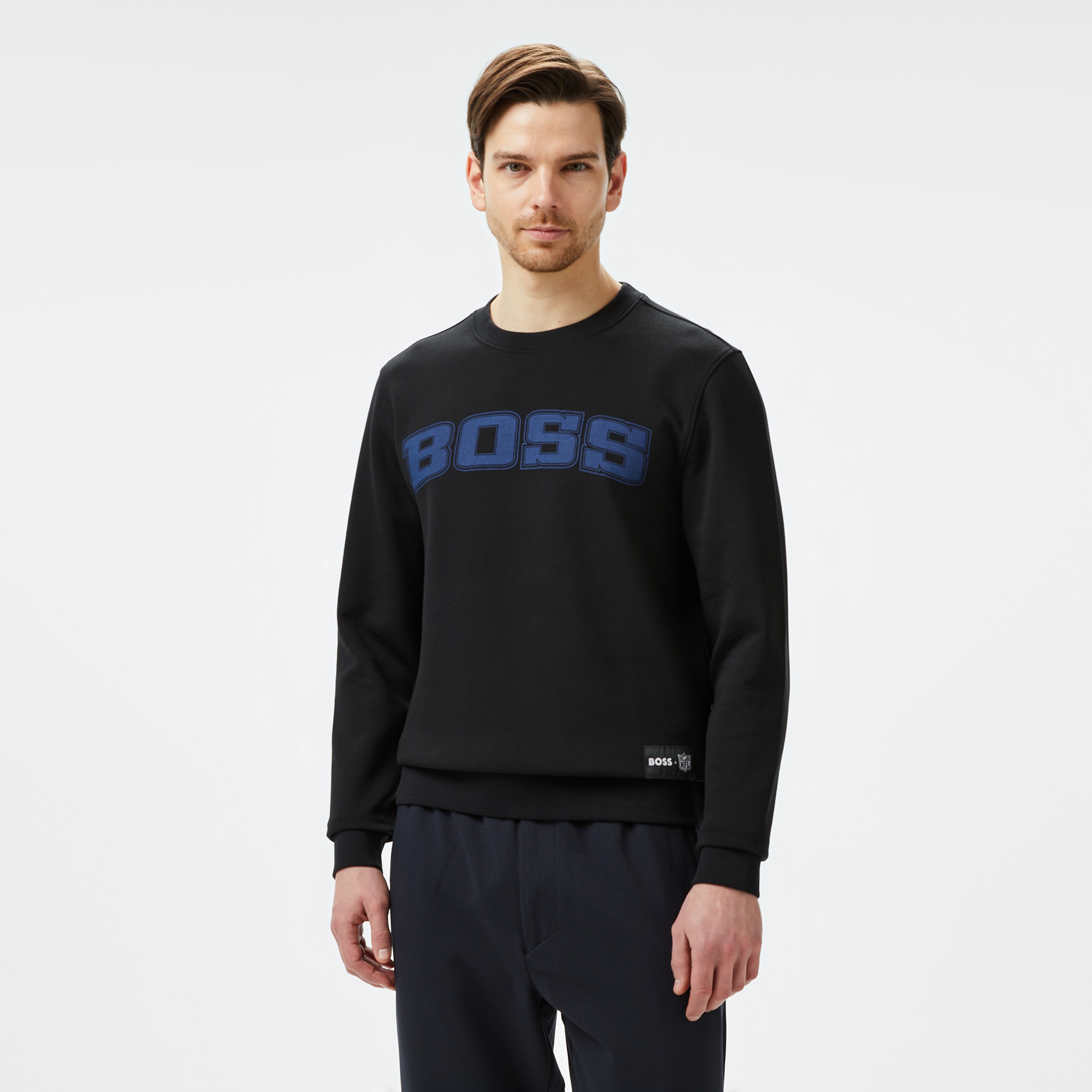 Boss Erkek Gri Sweatshirt