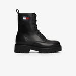Tommy Jeans Cleat Chunky Sole Lace-Up Kadın Siyah Bot