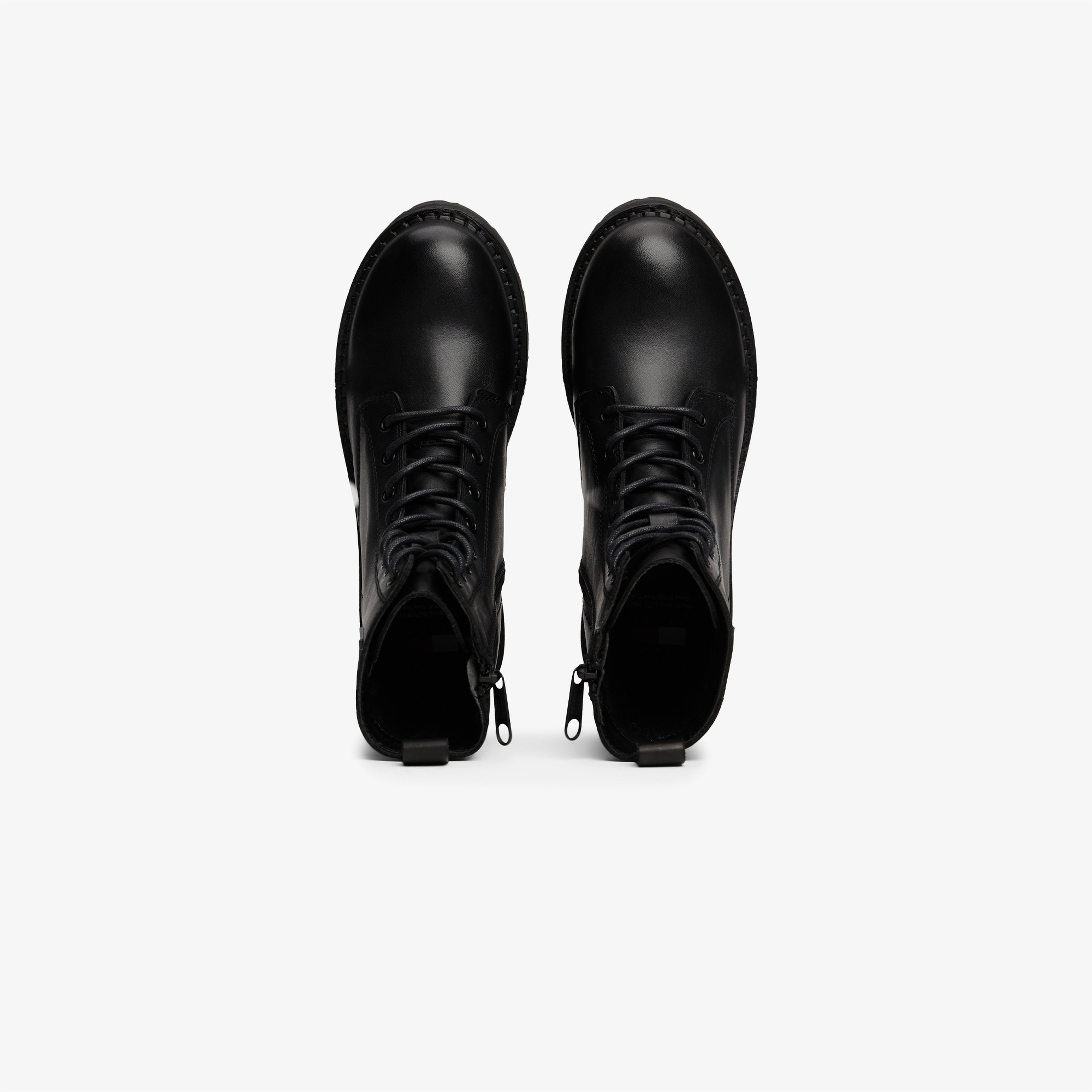 Tommy Jeans Cleat Chunky Sole Lace-Up Kadın Siyah Bot