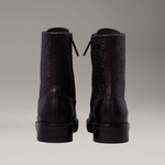 Calvin Klein Flat Combat Kadın Siyah Bot