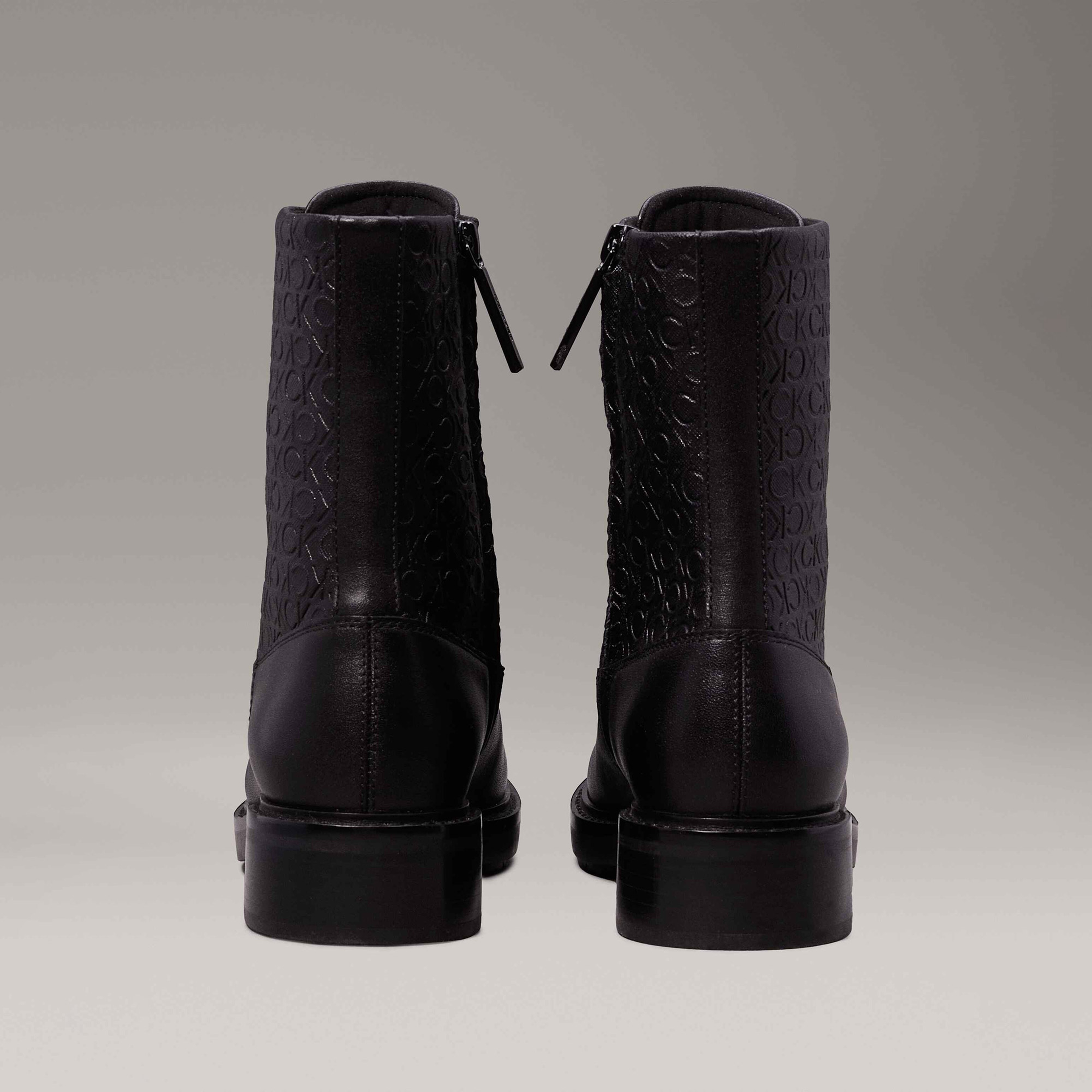 Calvin Klein Flat Combat Kadın Siyah Bot