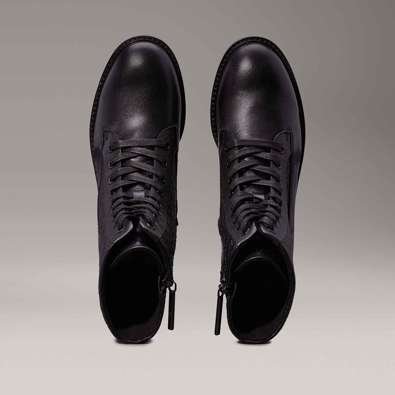 Calvin Klein Flat Combat Kadın Siyah Bot