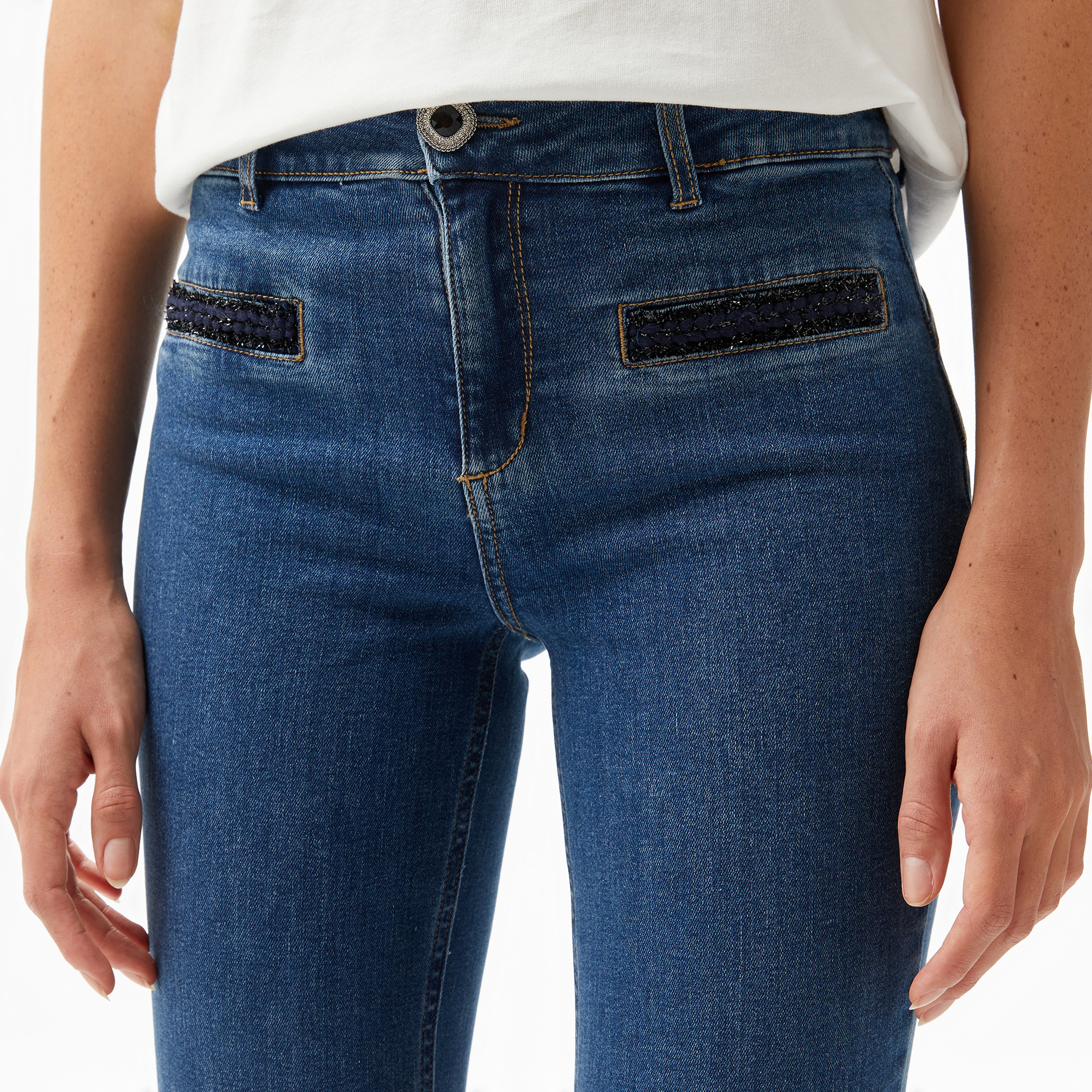 Liu Jo Kadın Mavi Jean