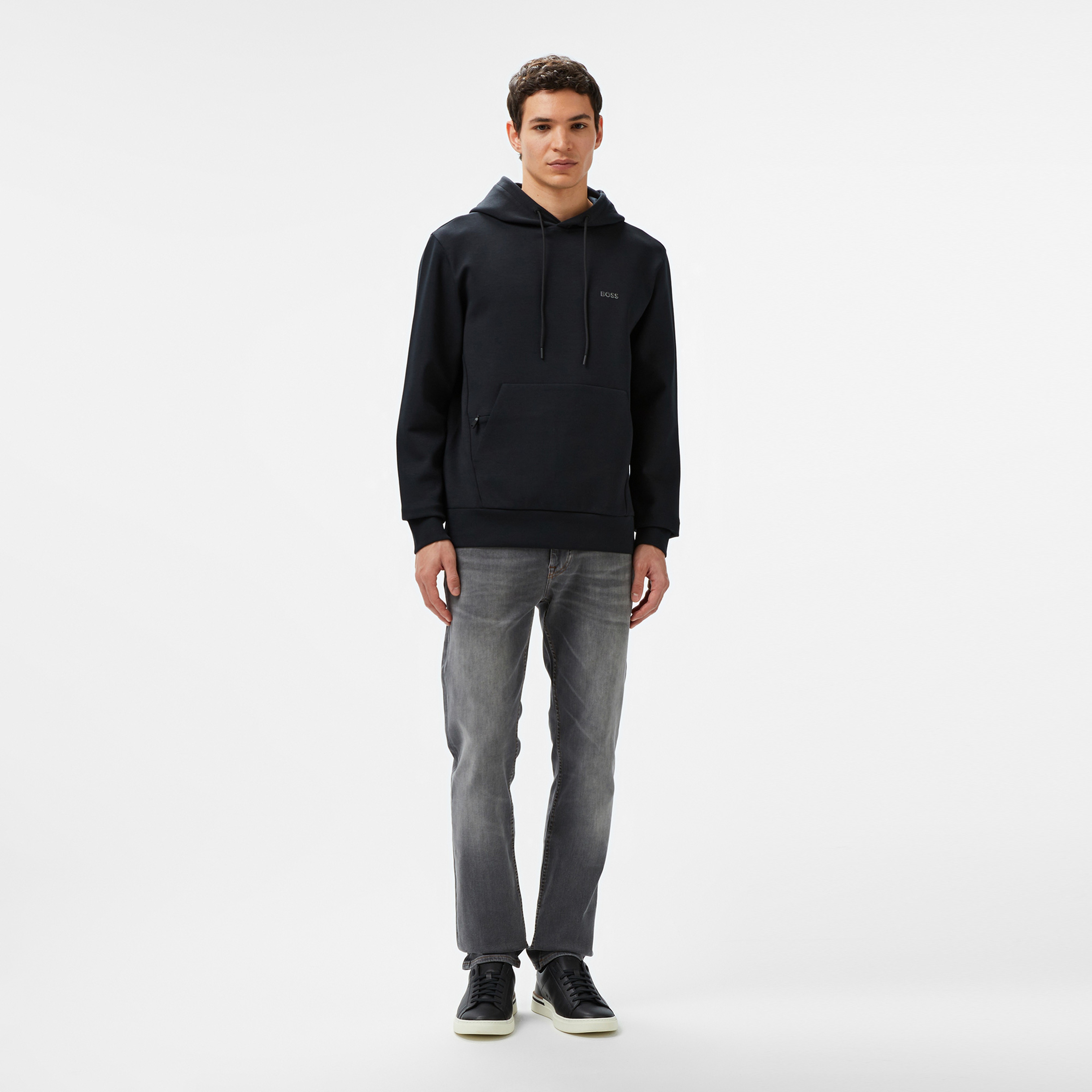 Boss Erkek Siyah Sweatshirt