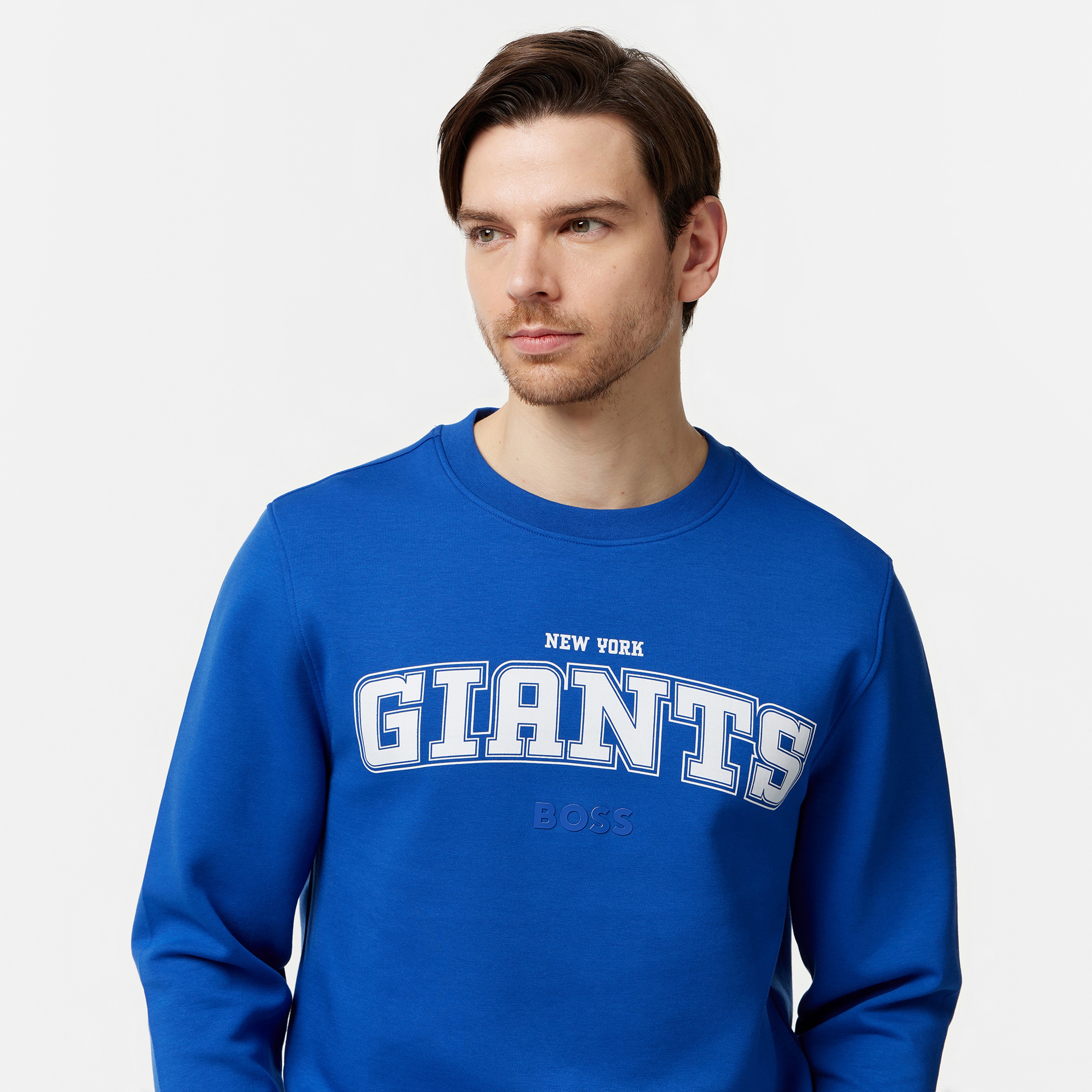 Boss Erkek Mavi Sweatshirt