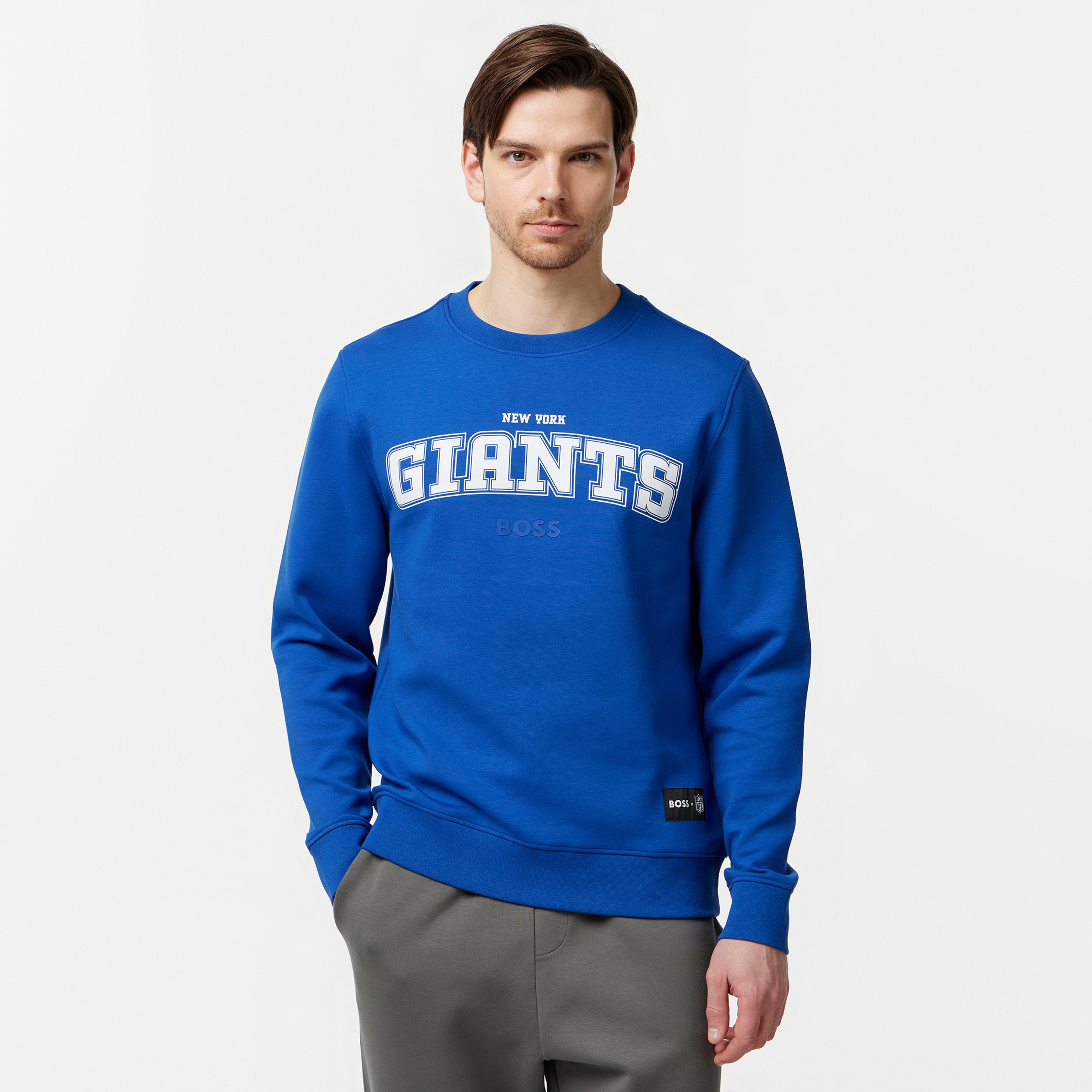 Boss Erkek Mavi Sweatshirt