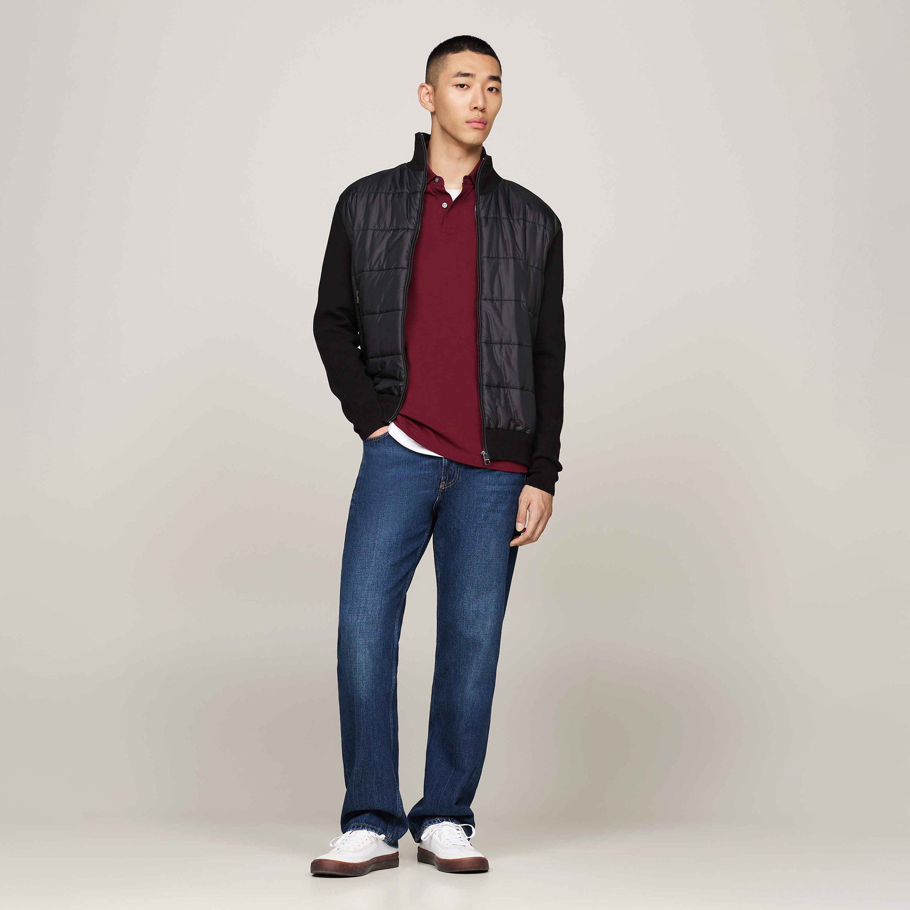 Tommy Hilfiger Erkek Siyah Triko