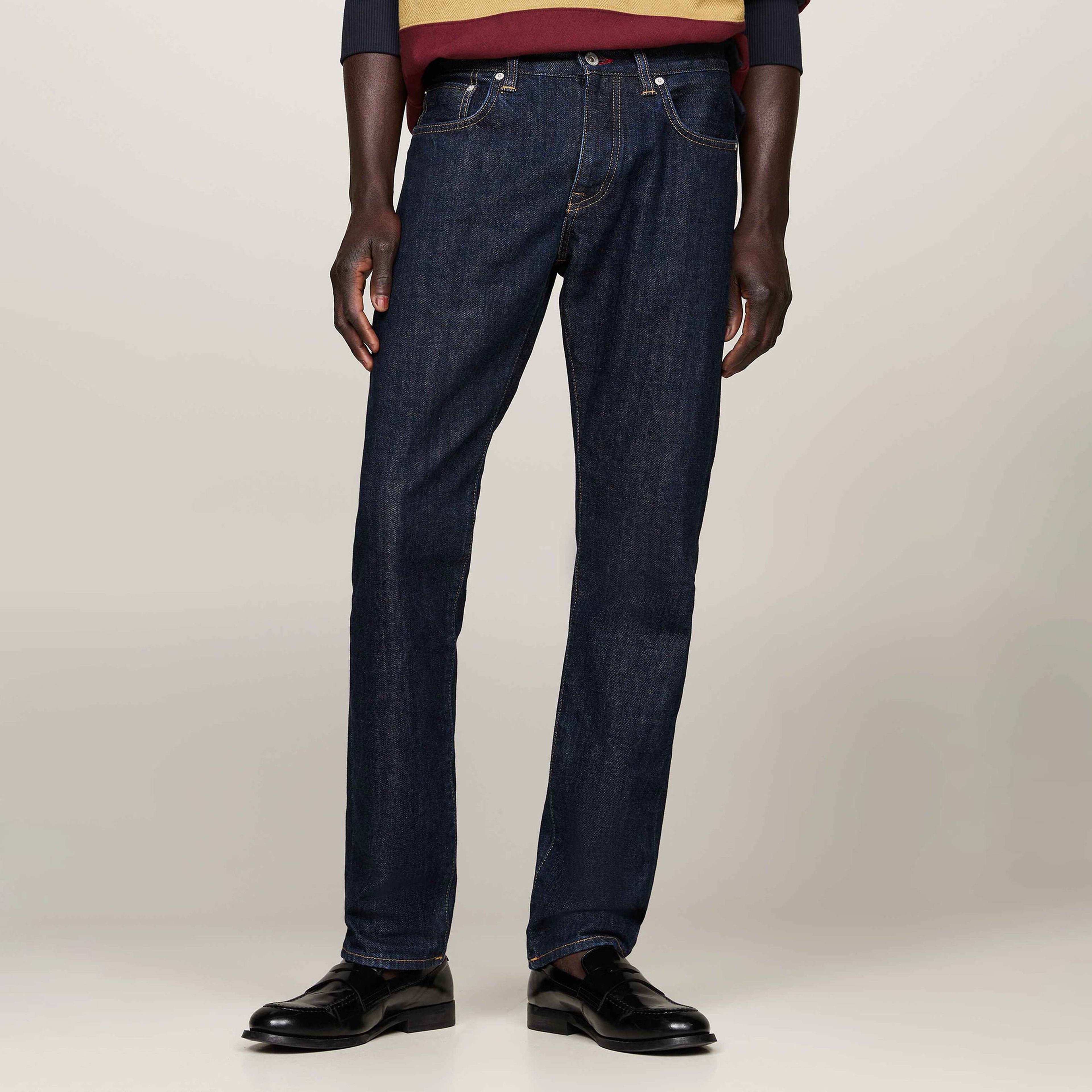Tommy Hilfiger Erkek Mavi Jean