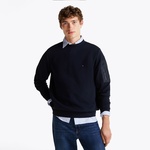 Tommy Hilfiger Erkek Mavi Sweatshirt