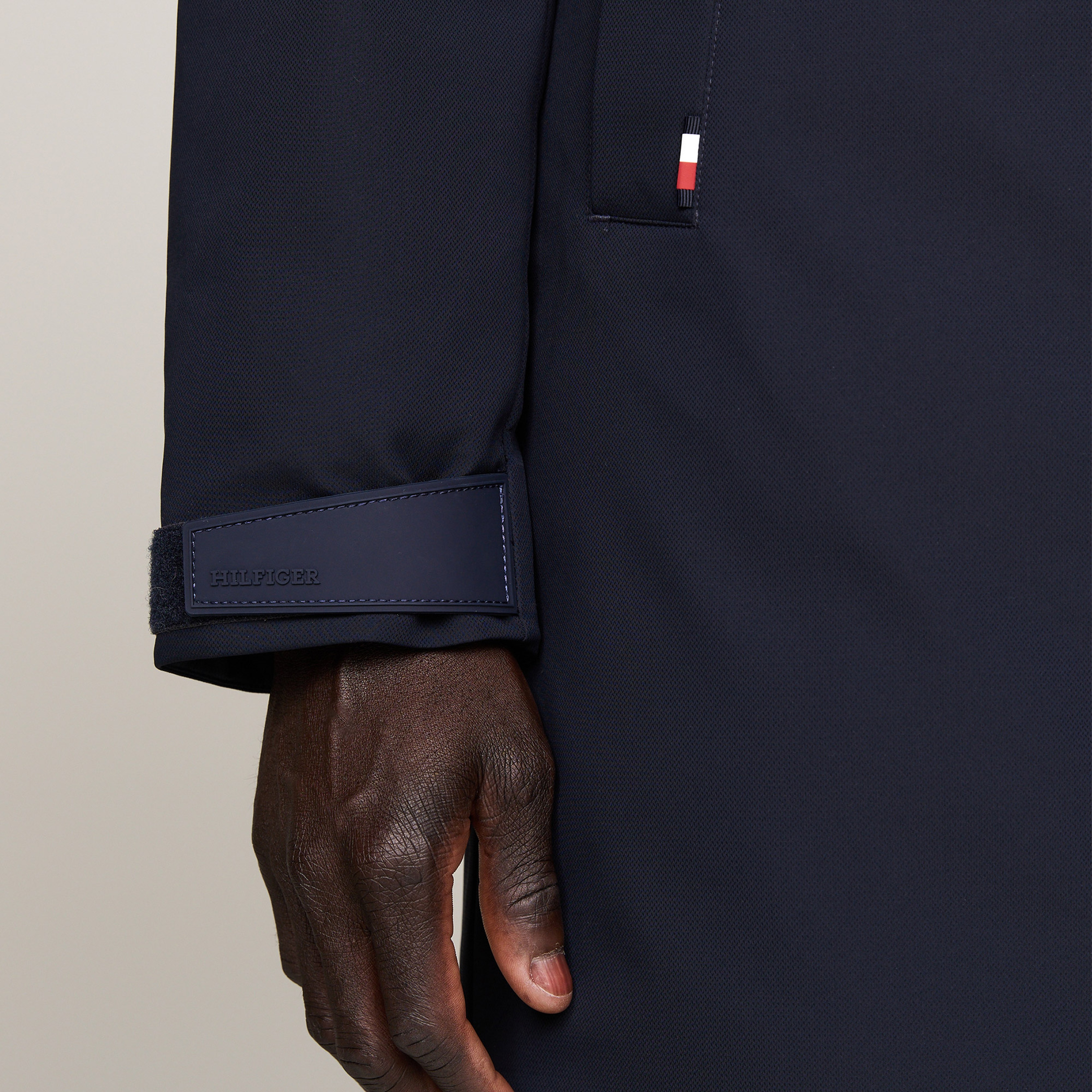 Tommy Hilfiger Erkek Mavi Mont