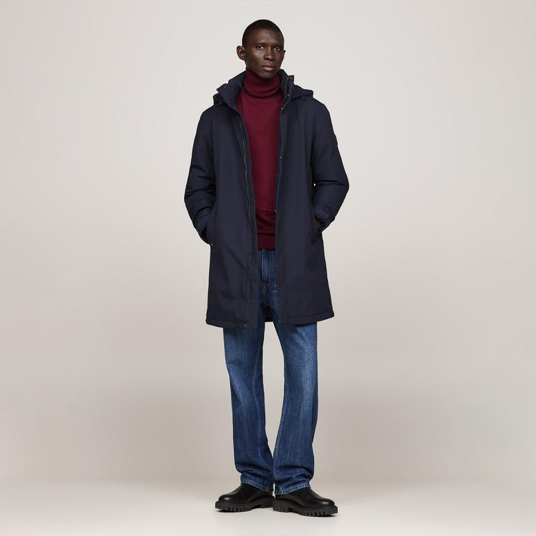 Tommy Hilfiger Erkek Mavi Mont