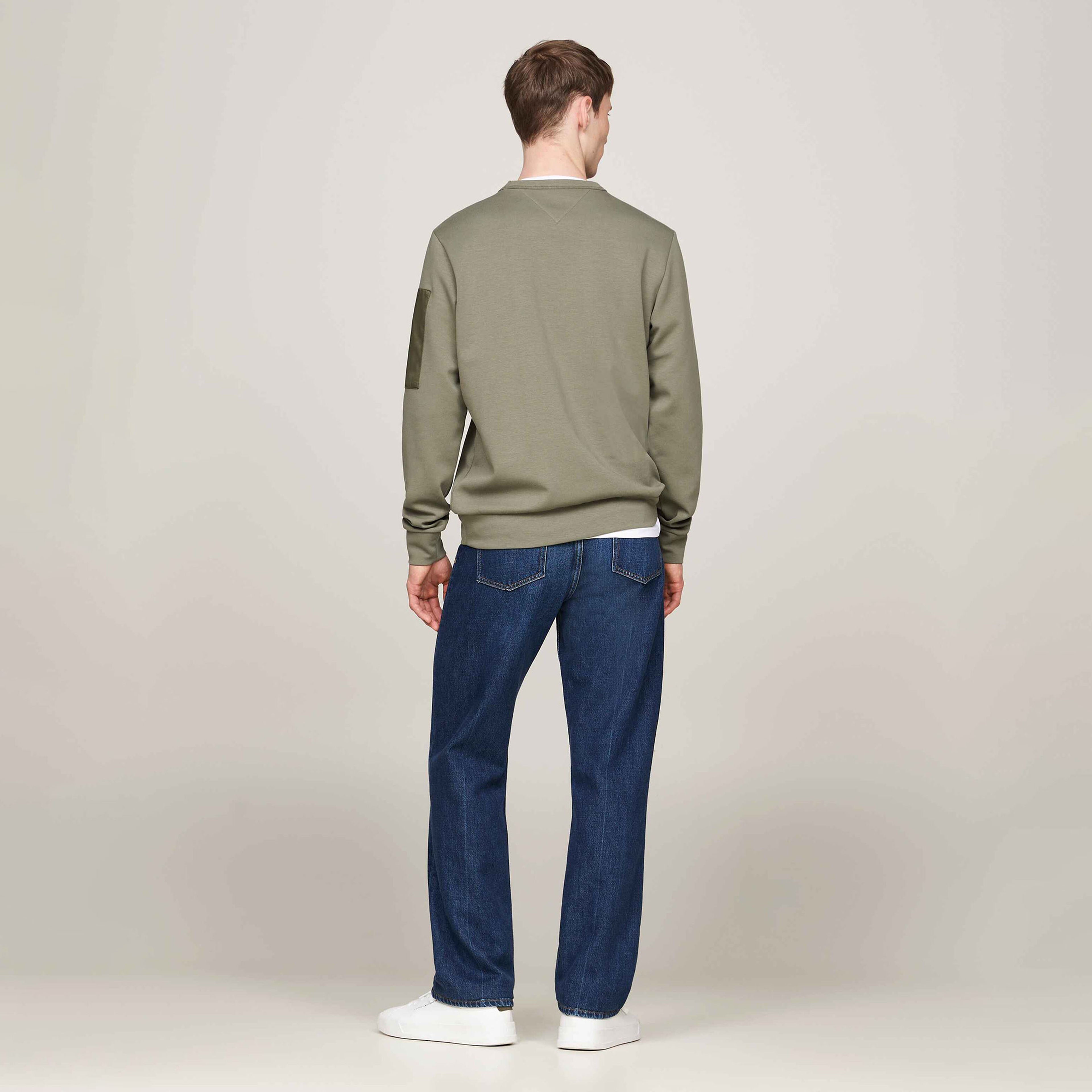 Tommy Hilfiger Erkek Yeşil Sweatshirt