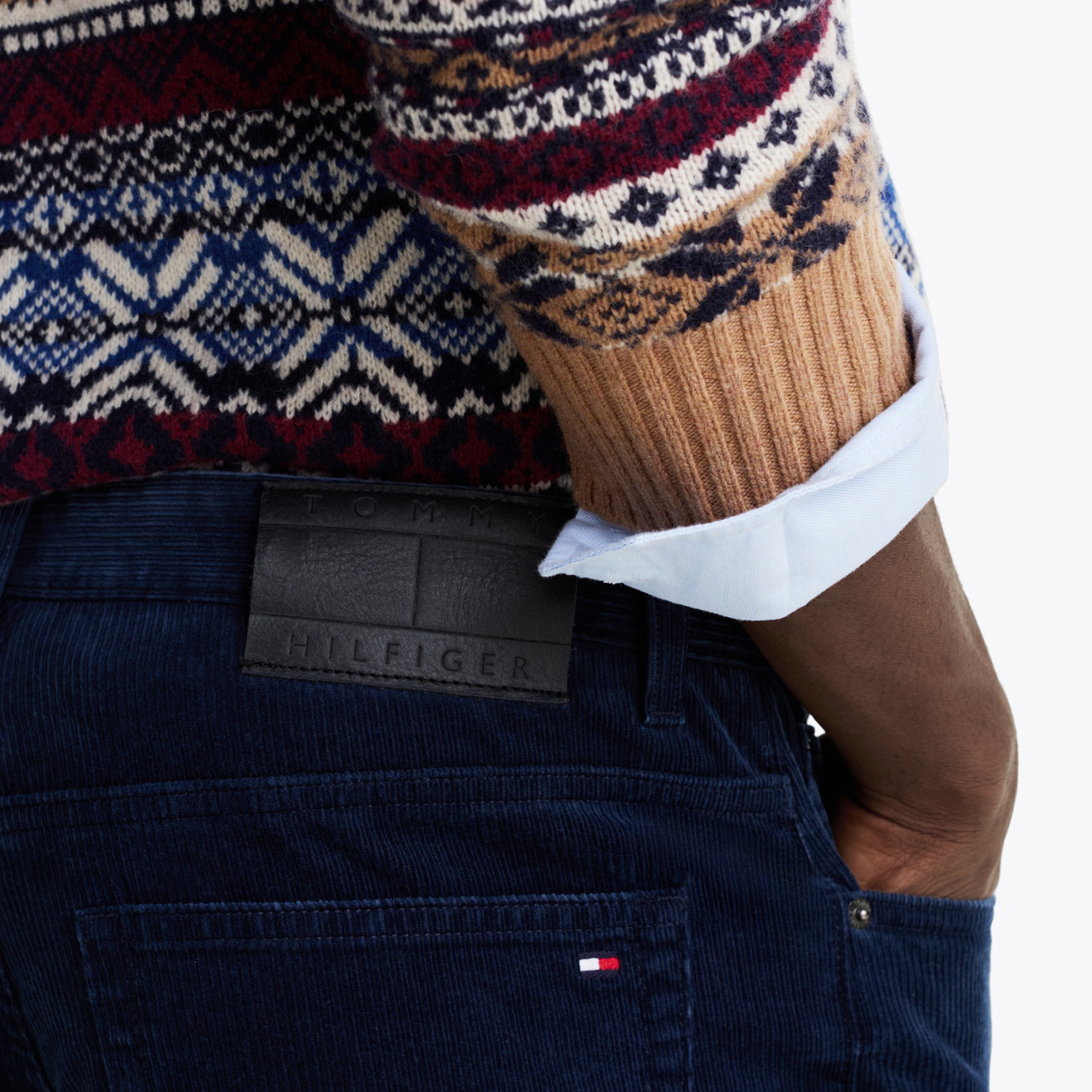 Tommy Hilfiger Erkek Mavi Pantolon