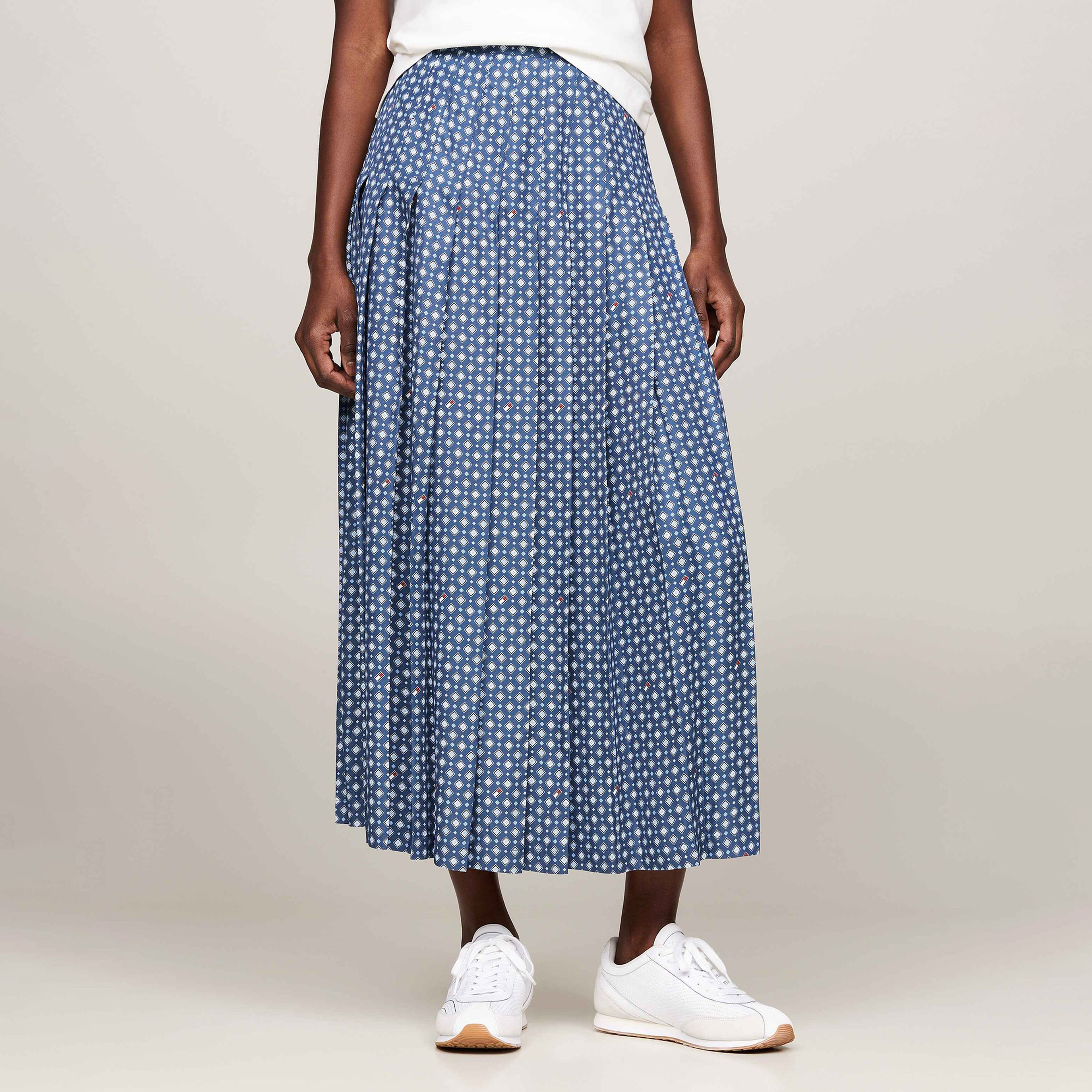 Tommy Hilfiger Kadın Mavi Etek