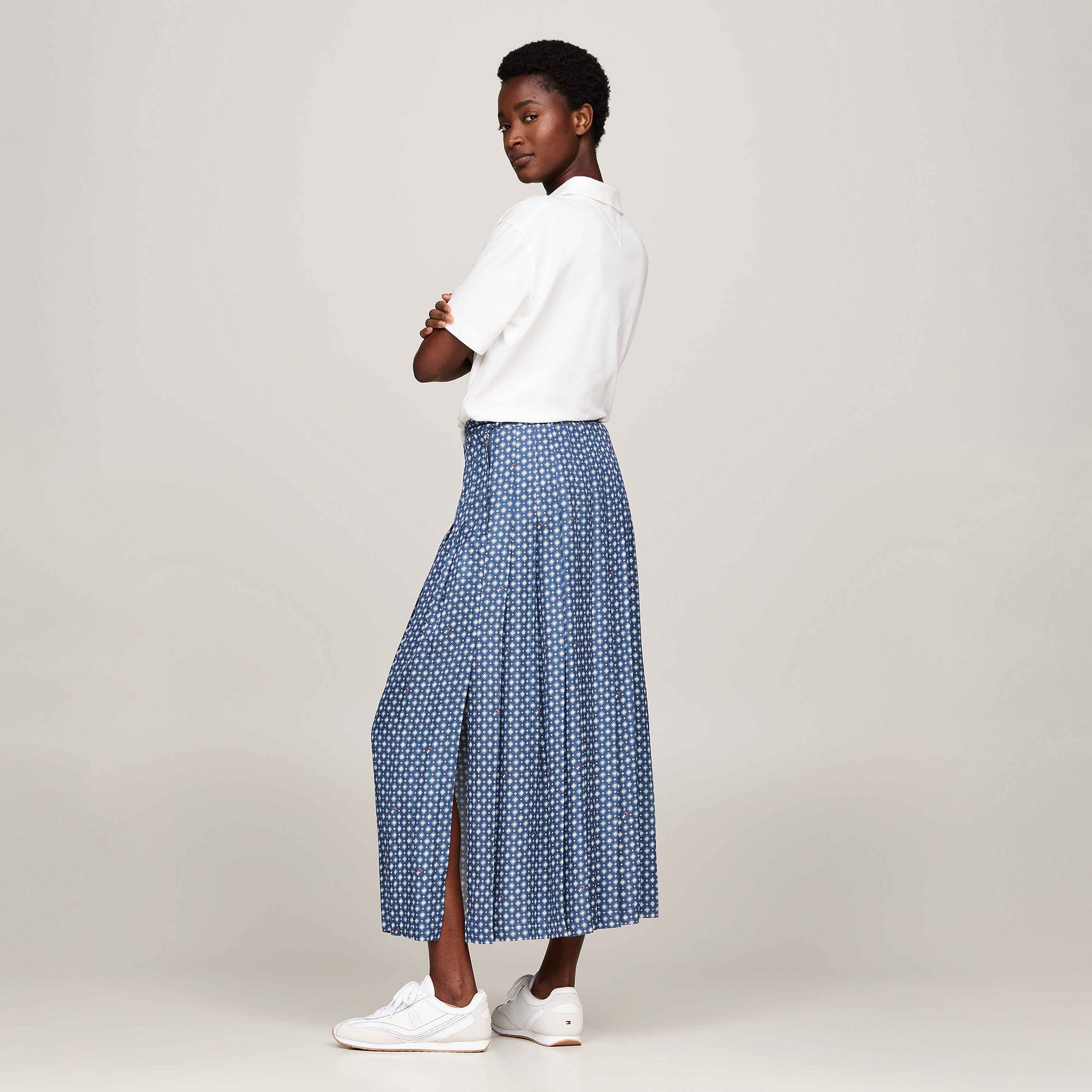 Tommy Hilfiger Kadın Mavi Etek