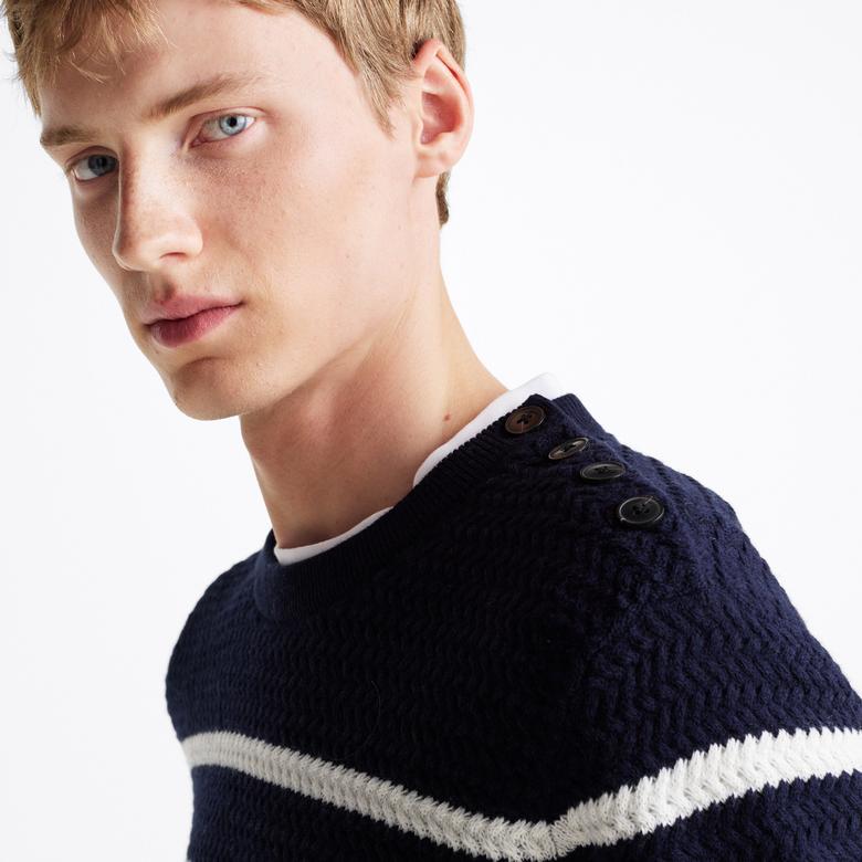 Tommy Hilfiger Erkek Mavi Triko