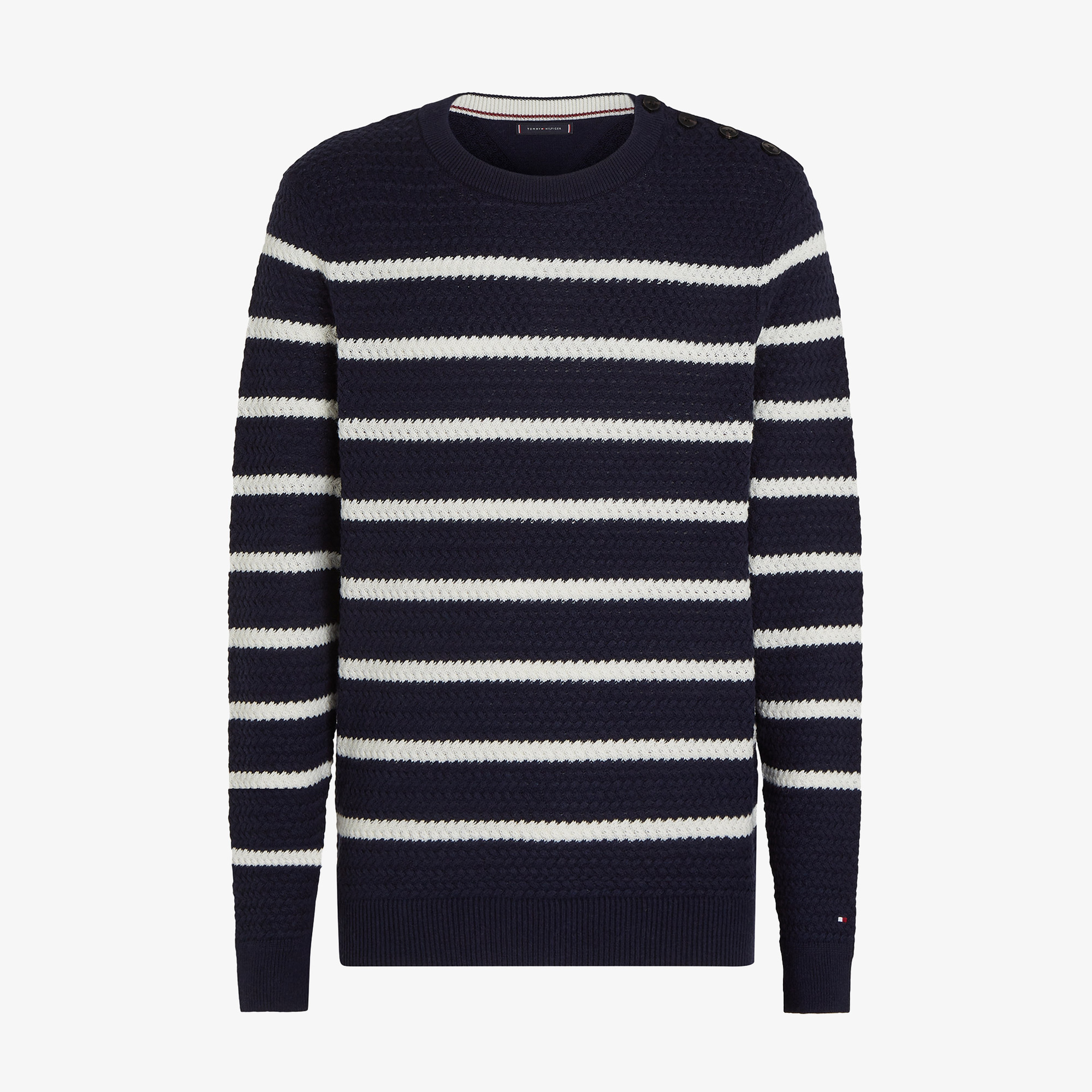 Tommy Hilfiger Erkek Mavi Triko