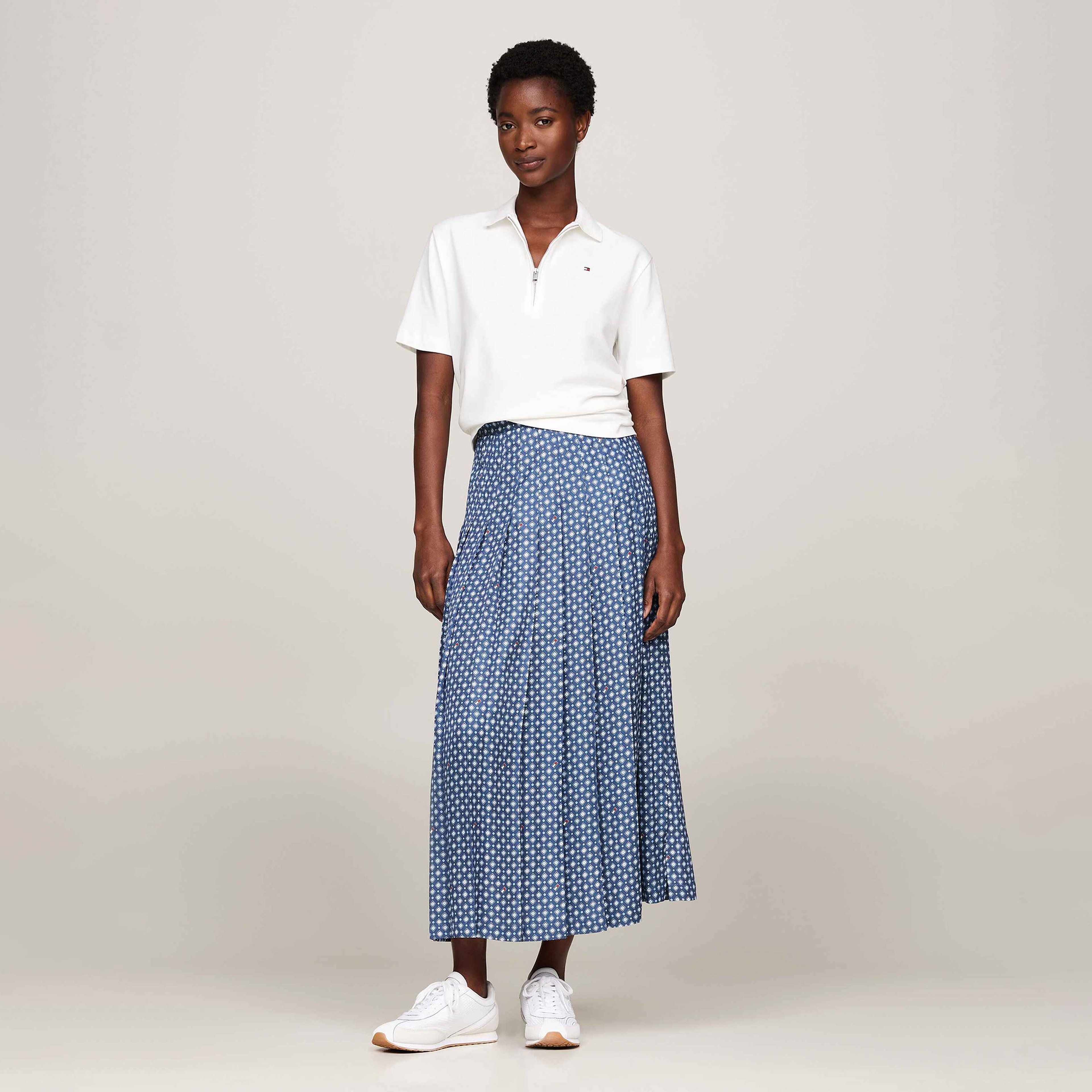 Tommy Hilfiger Kadın Mavi Etek