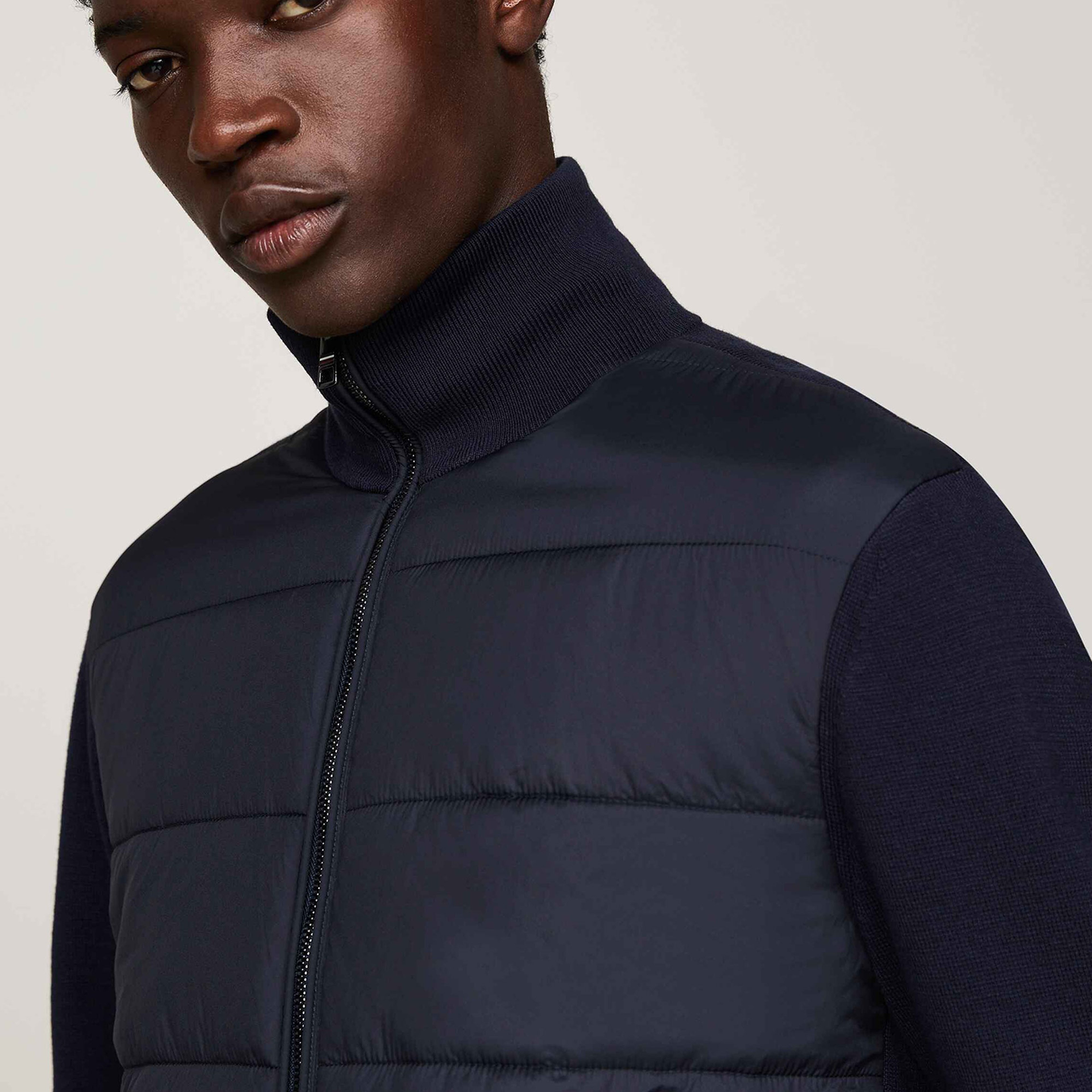 Tommy Hilfiger Erkek Mavi Triko