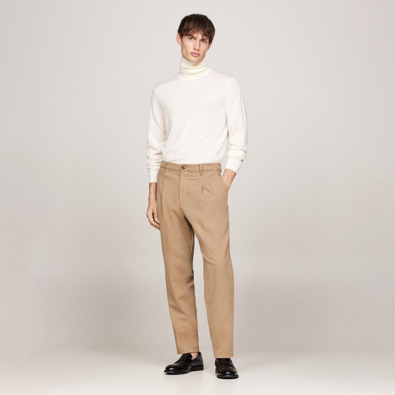 Tommy Hilfiger Erkek Beyaz Triko